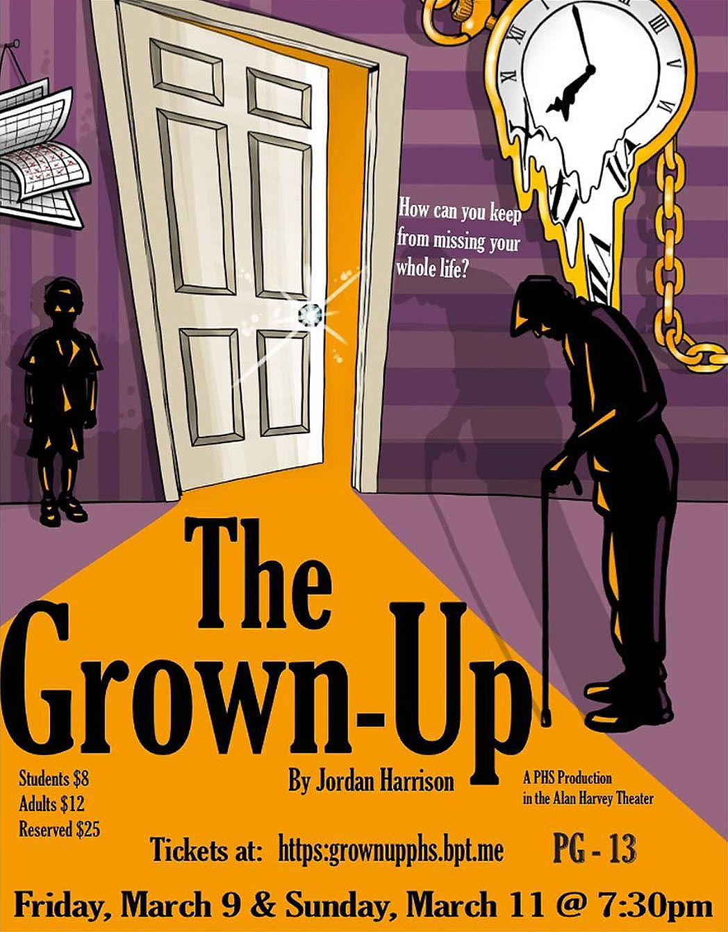 Poster for High School Play (2018) - 1st Place "Graphic Design/Posters" At Ohlone College's High School Theater Festival