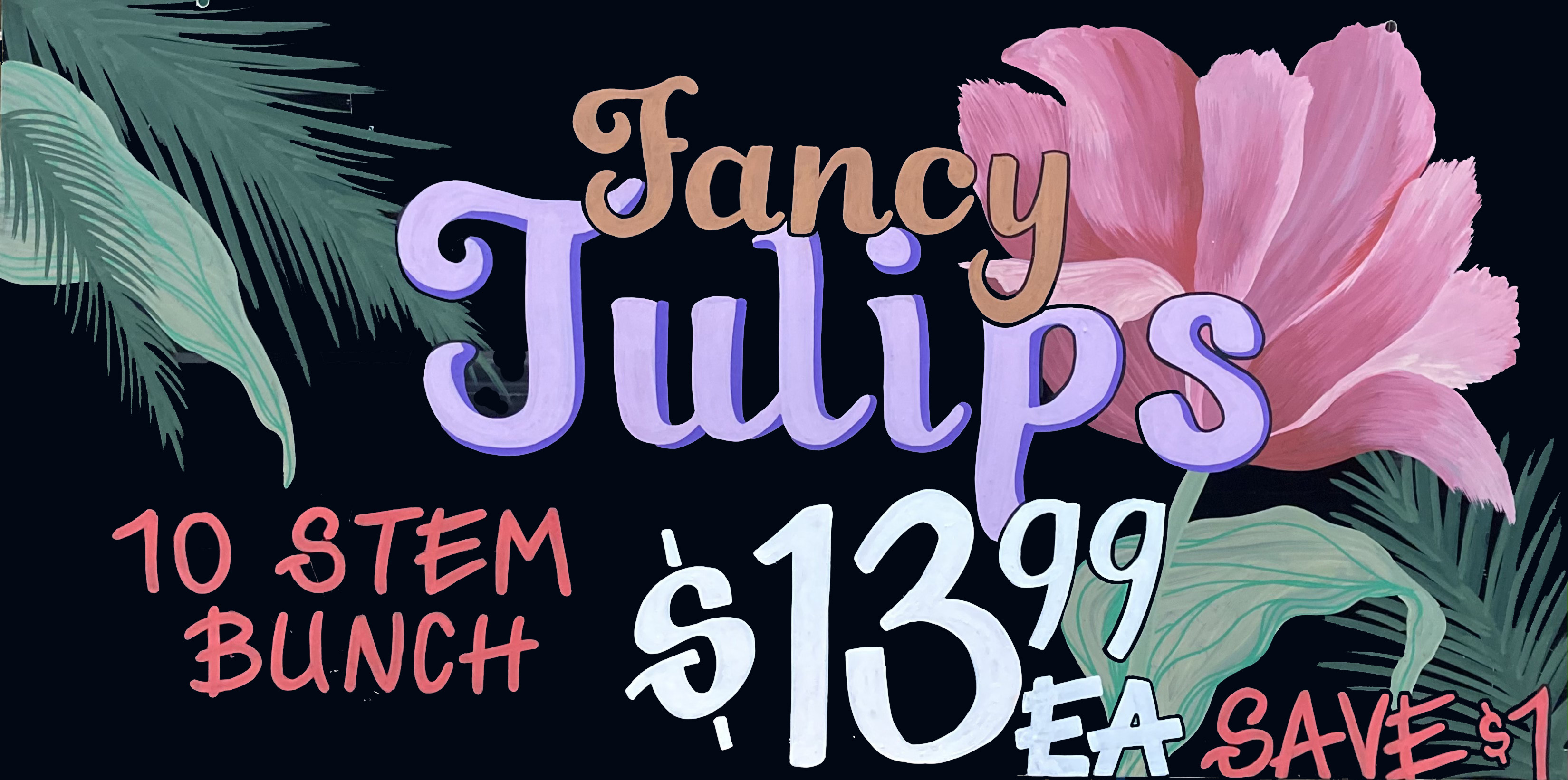 Paint Marker on Board, 5x2 ft