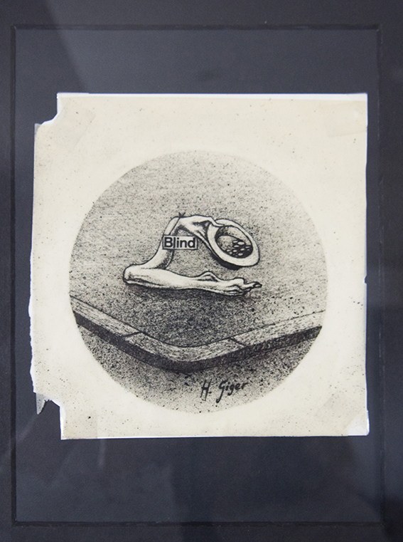 Blind, 1962, ink on paper, 25 x 20 cm