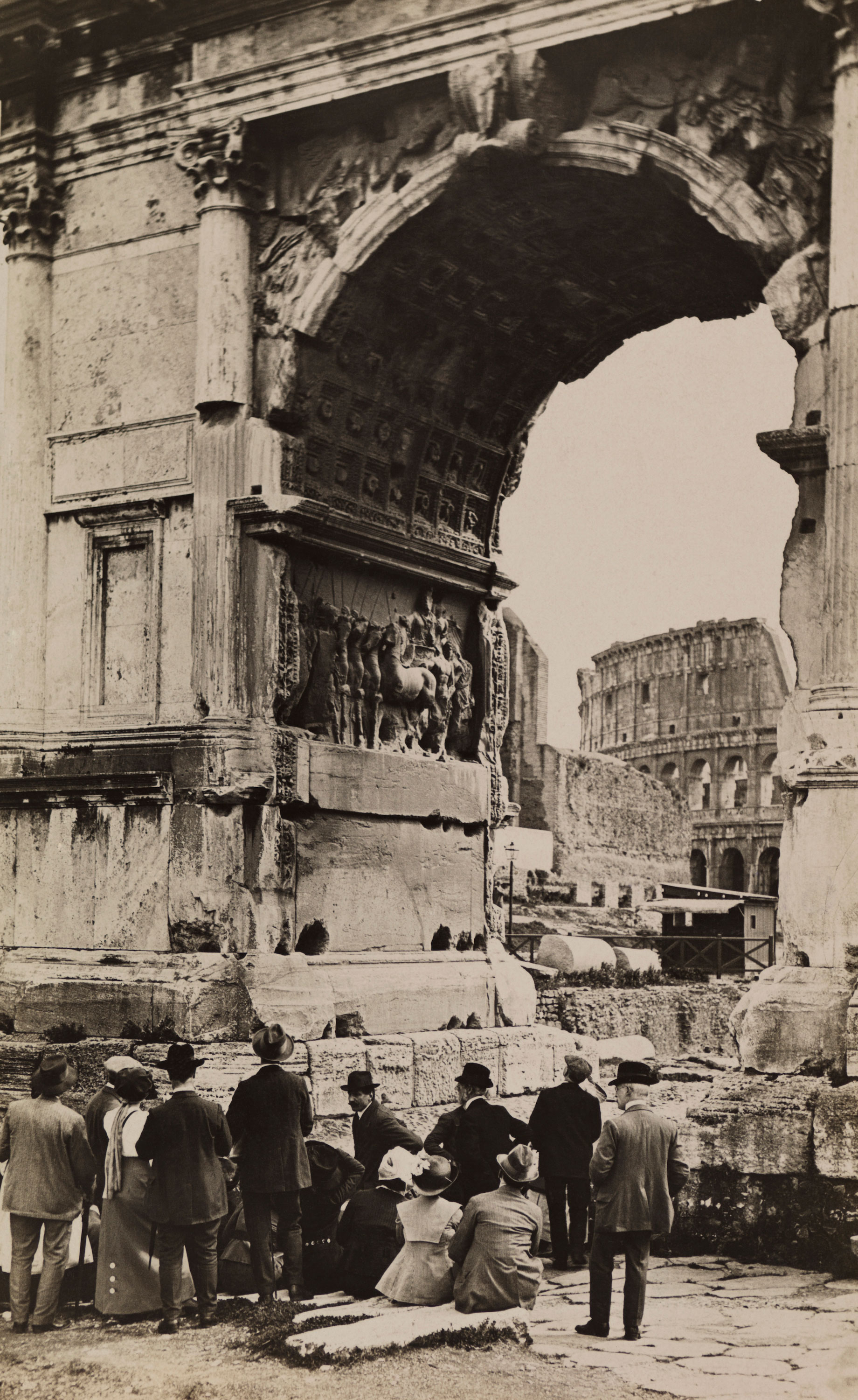 A. W. Cutler, Immense Archways Welcome everyone to the Eternal City, 1922