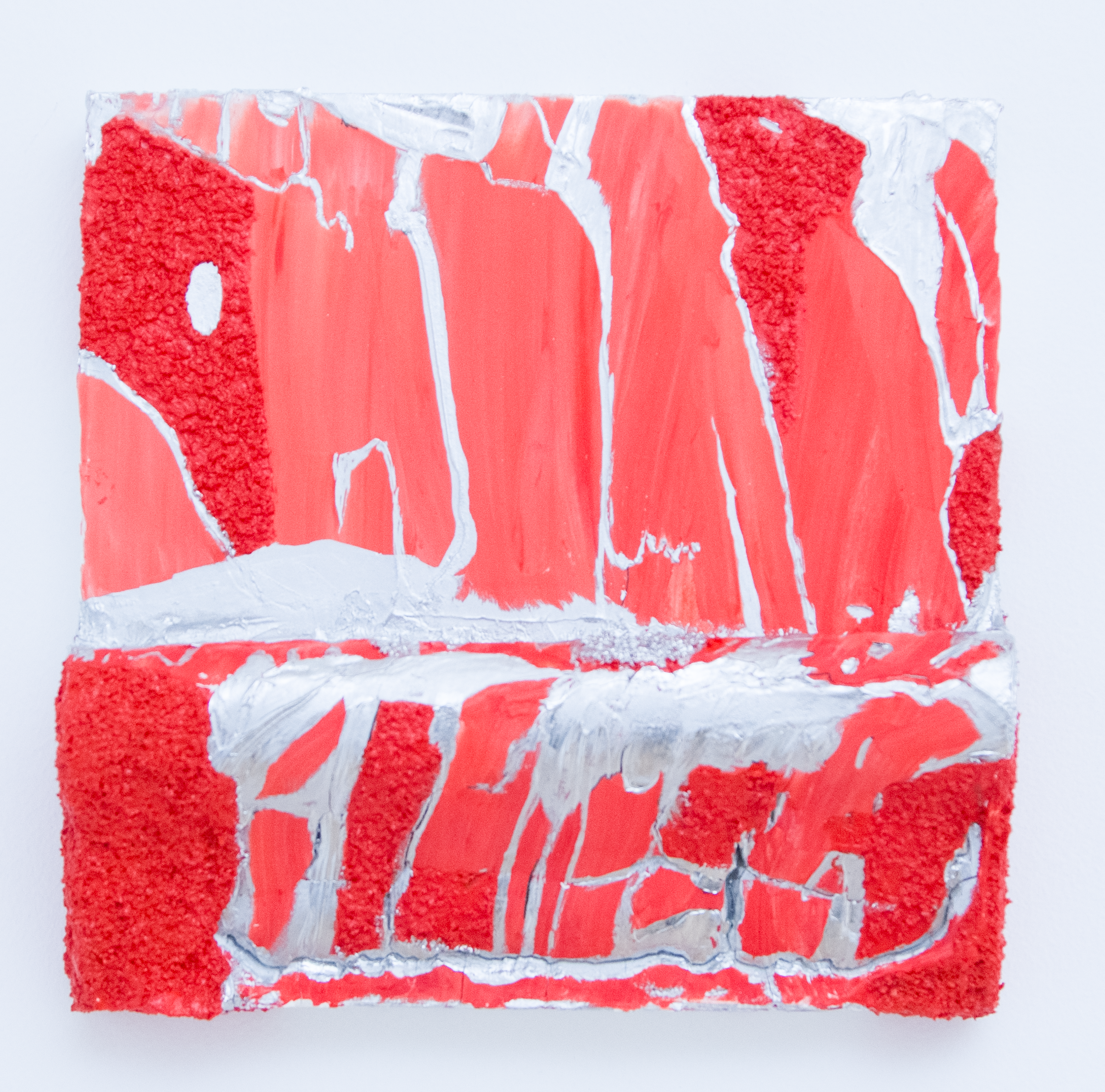 Event Horizon 2025 Acrylic and Volcanic Pumice on Panel 8" x 8"