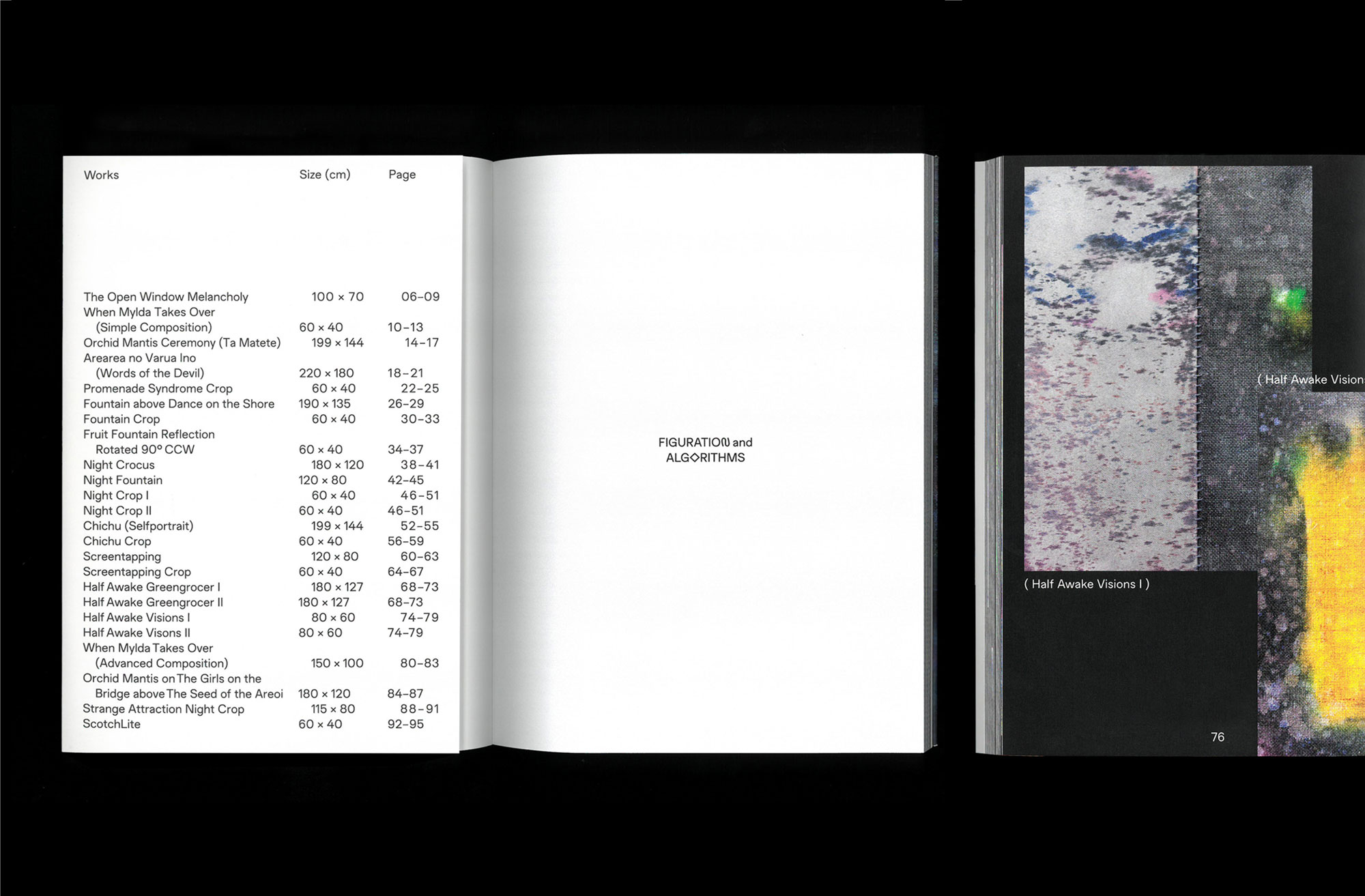 Figuration and Algorithms (2017), exhibition catalogue for Kristian Touborg