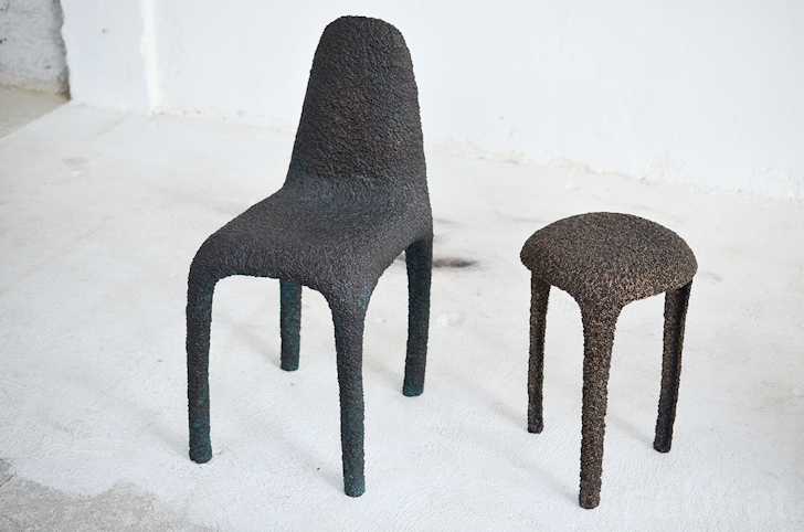 Max Lamb, Bronze Poly Stool