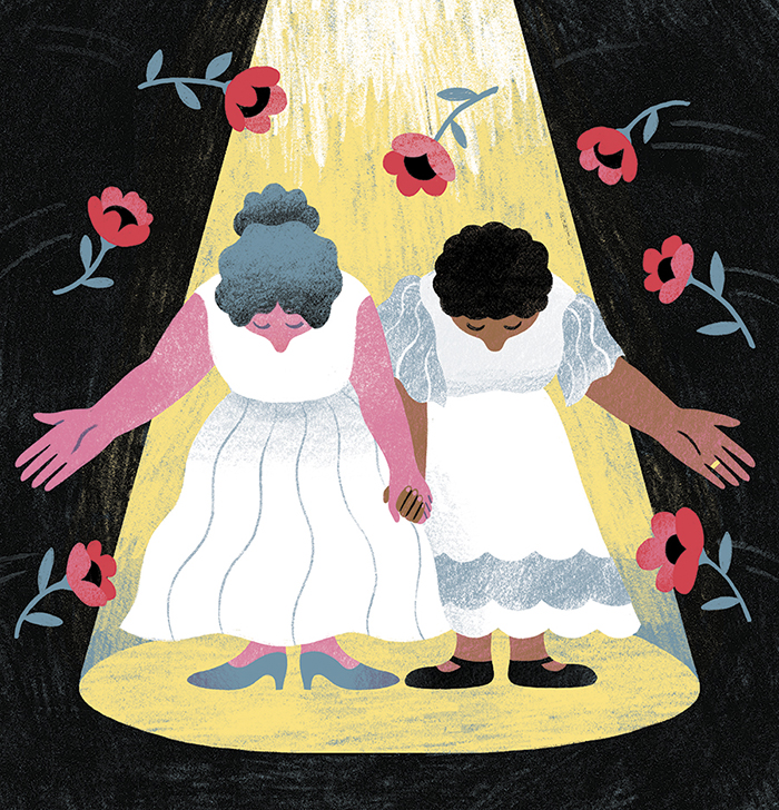 Nyt Book Review Strangers And Cousins — Kaley Mckean Illustration 8719