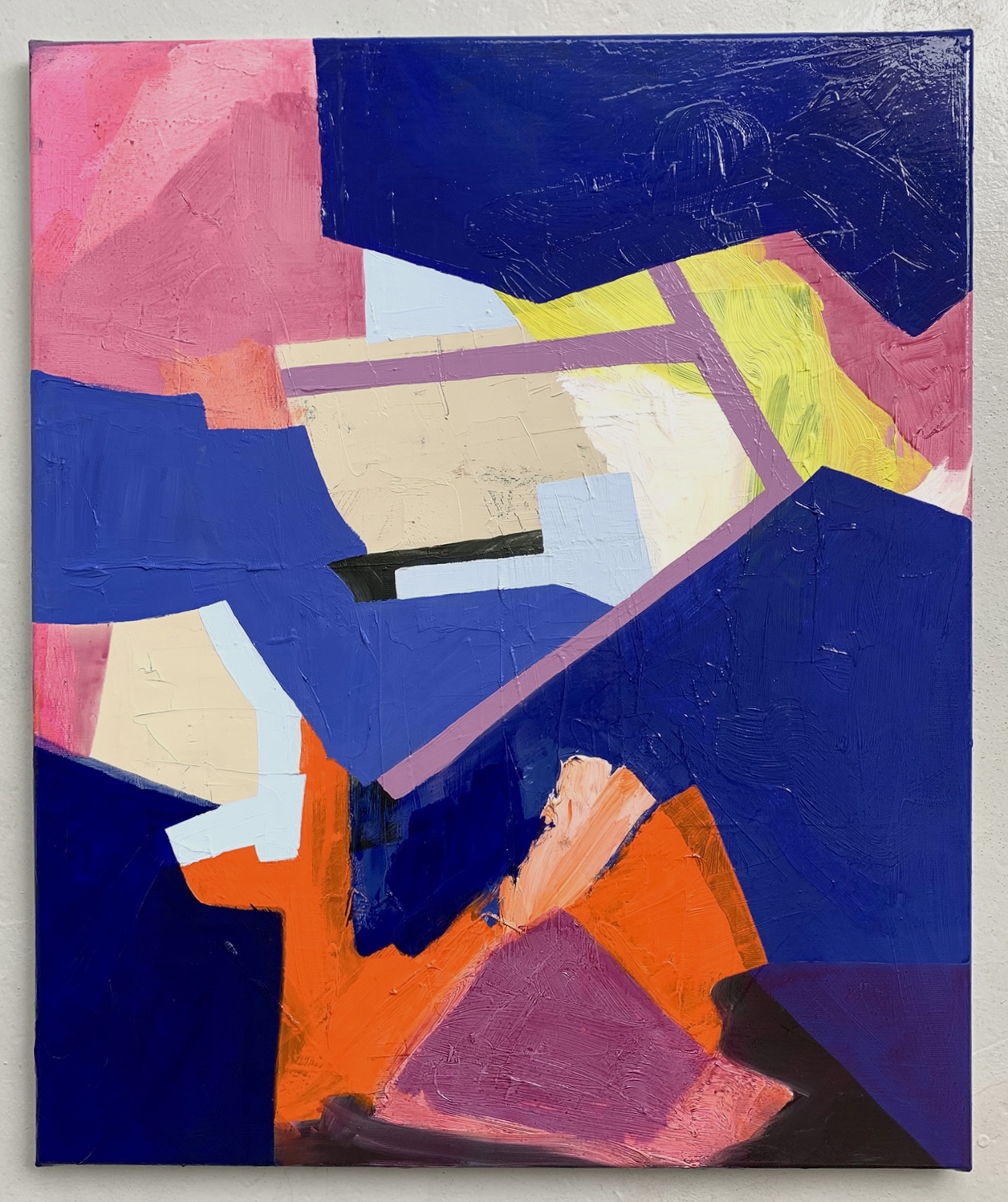 Moving illogically through space, 2023, Oil on canvas, 60x50cm