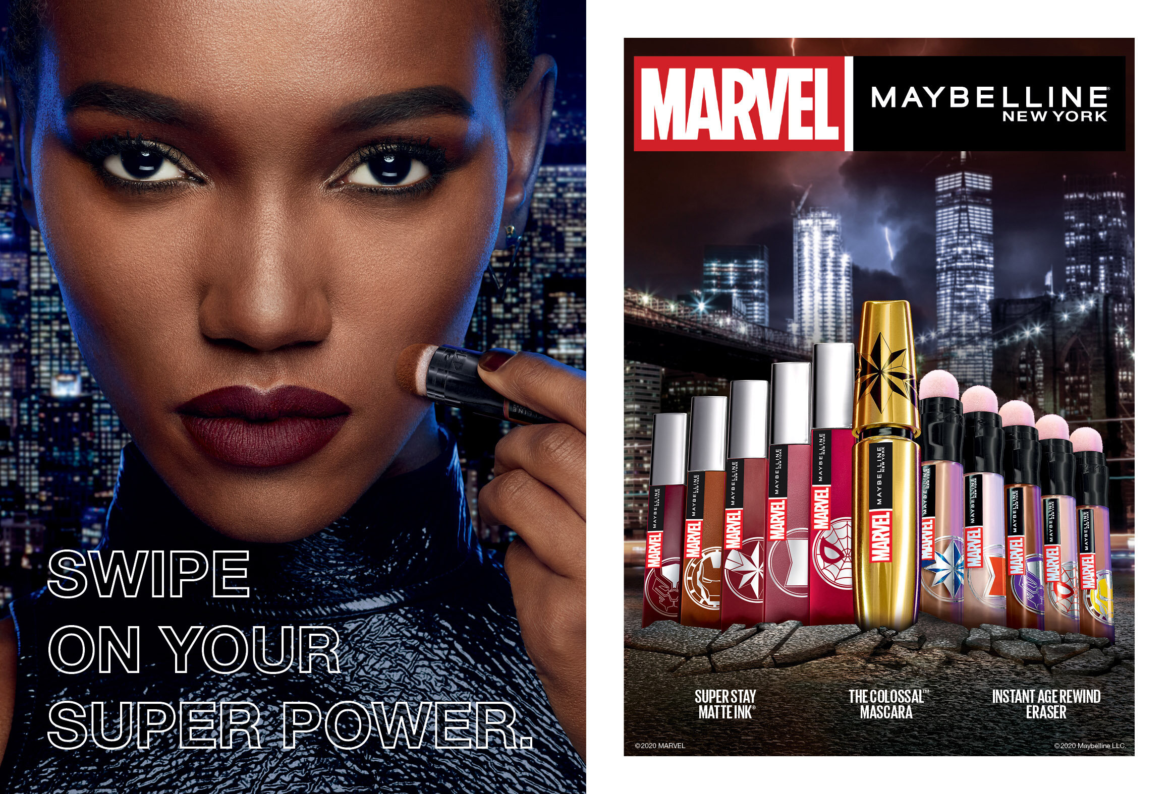 Marvel x Maybelline Collection — Hayley Marks
