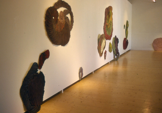 The installation view of the work.