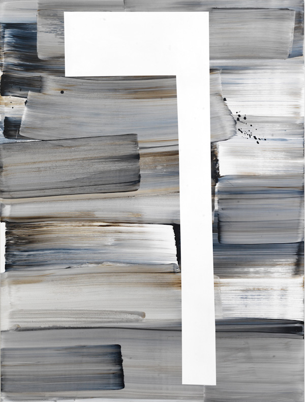 Untitled, acrylic on board, 72" x 54", 182cm x 137cm 