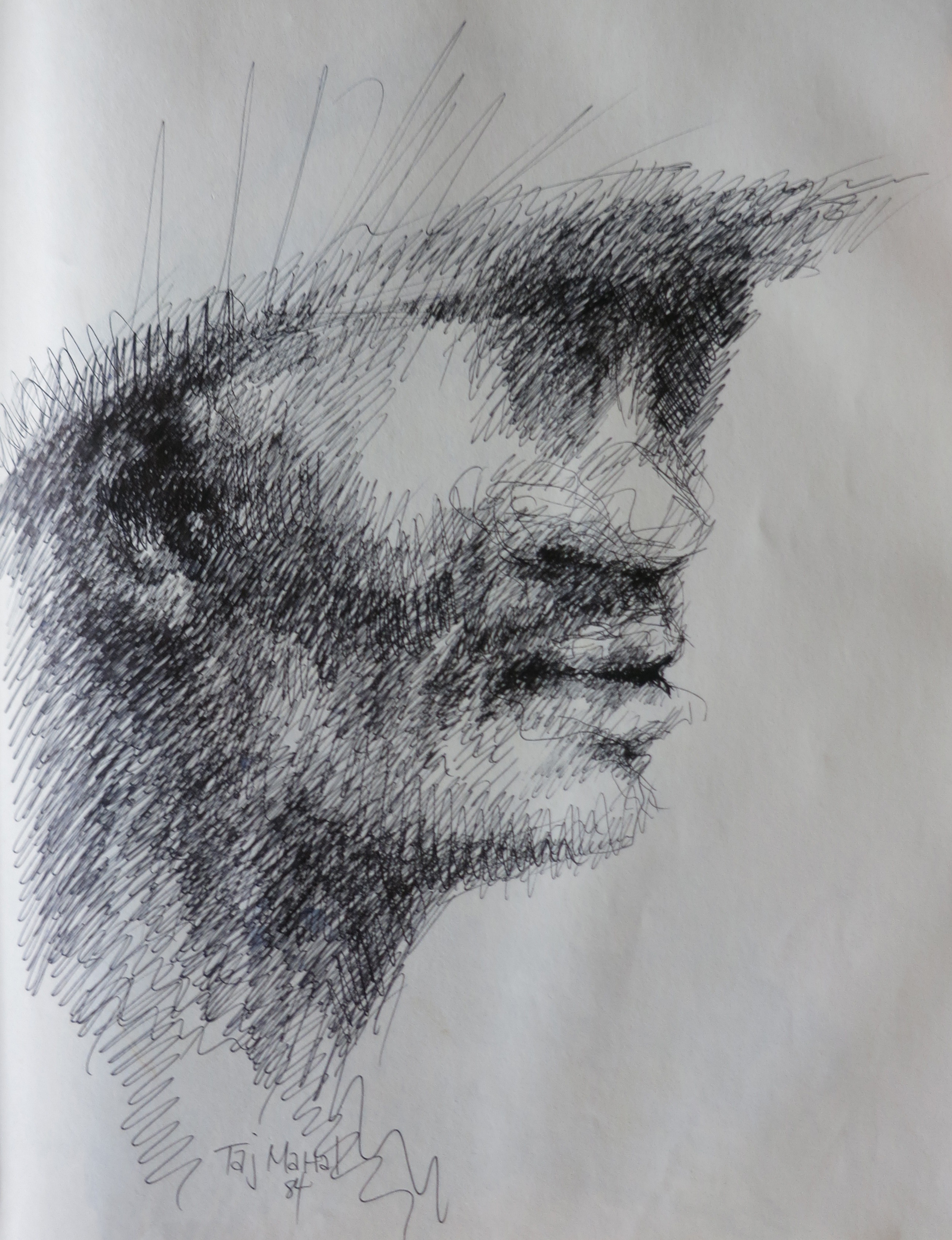  A: Taj Mahal: musician, Belly-up Tavern, Solana Beach, California: 14” x 10” 