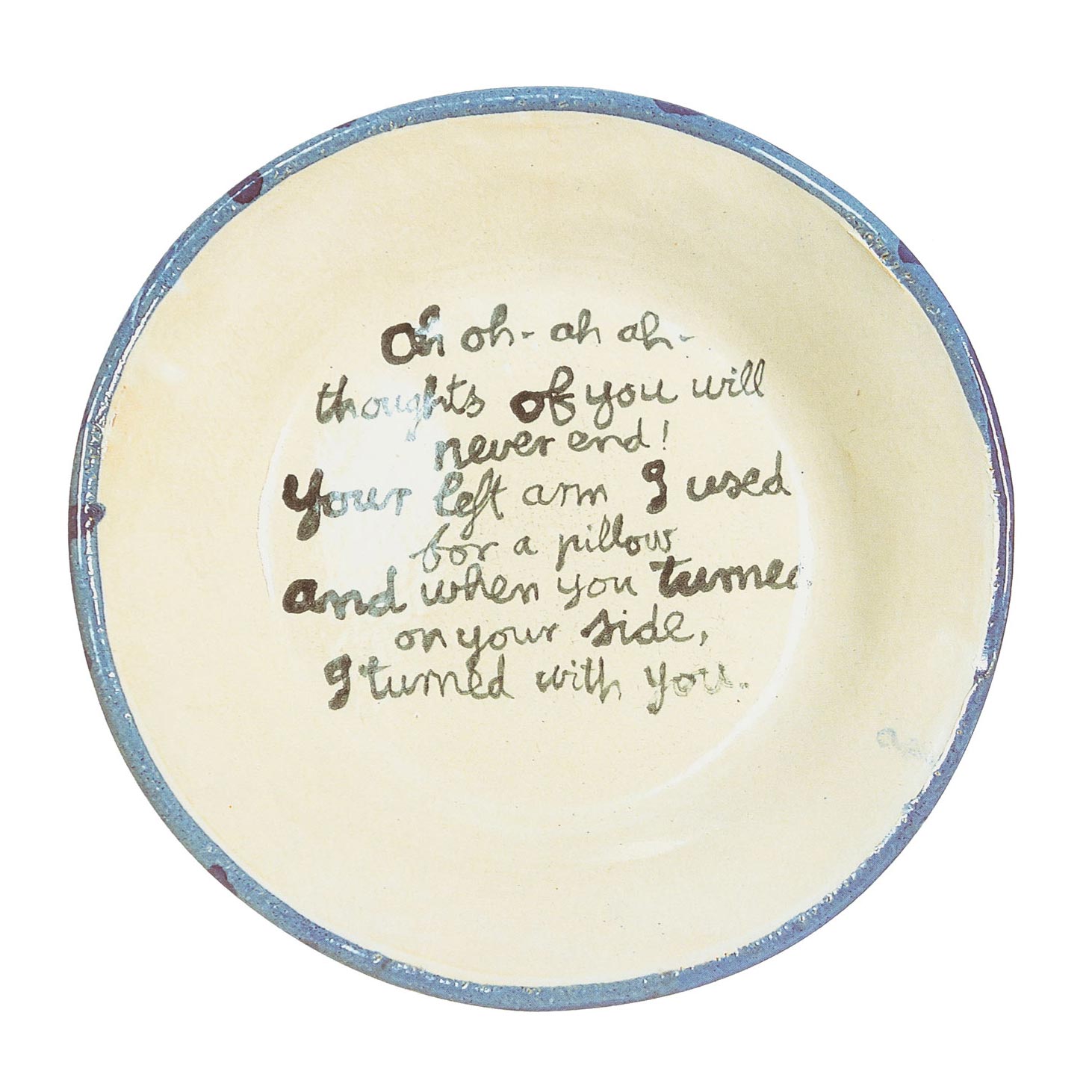  Oh oh oh oh, 1990sGlazed ceramic stonewareDiameter 21.5cm