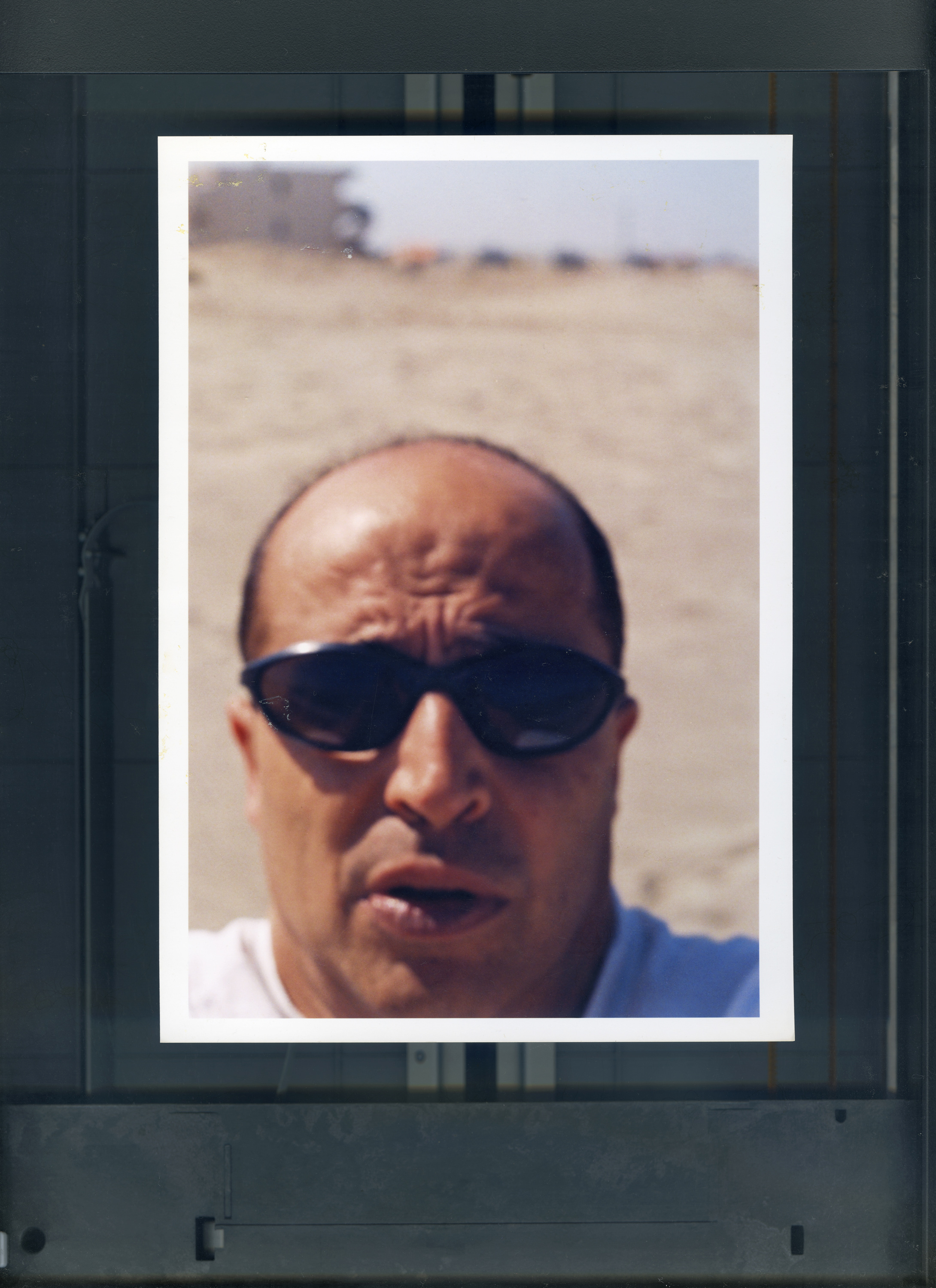 Dad self-portrait from the early 2000s, Bordeaux, August 2023.