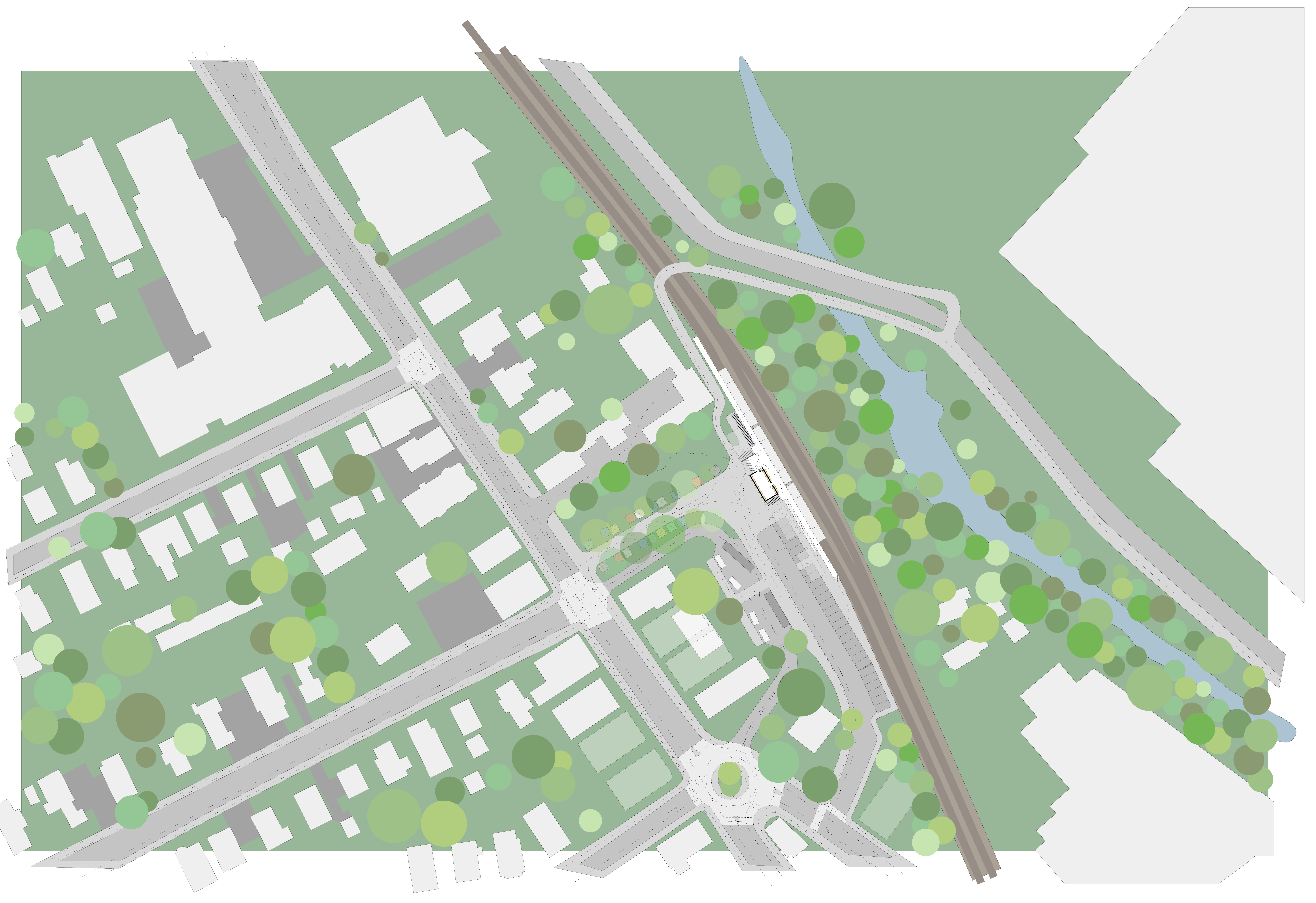 quinsigamond village - plan