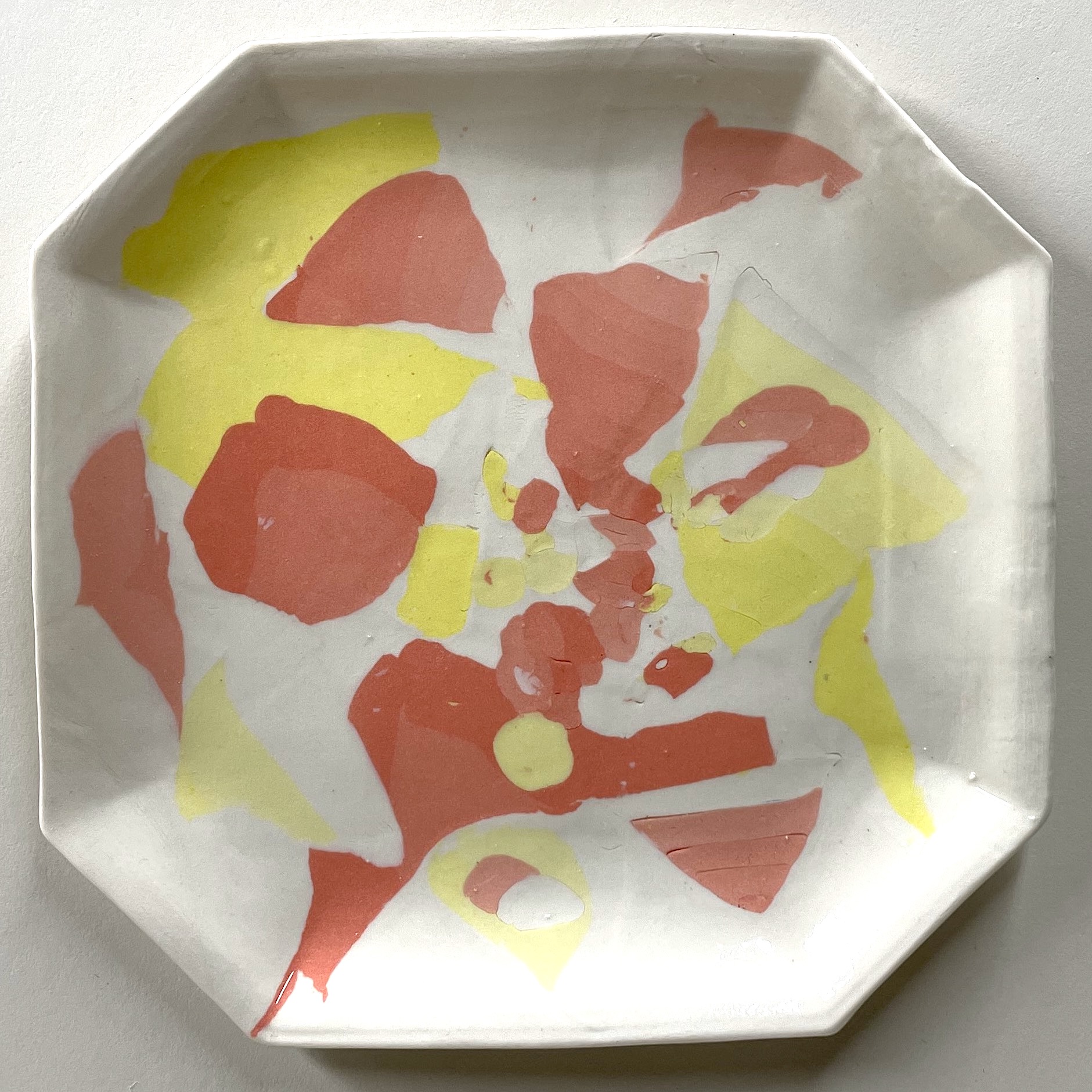 Medium Scrapware Octogonal Plate [$96]