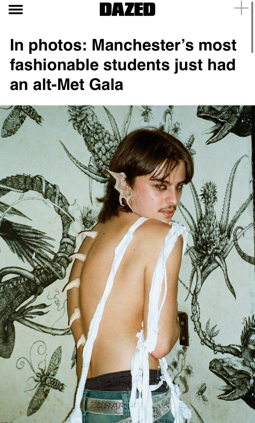DAZED - MANCHESTER MET GALA
