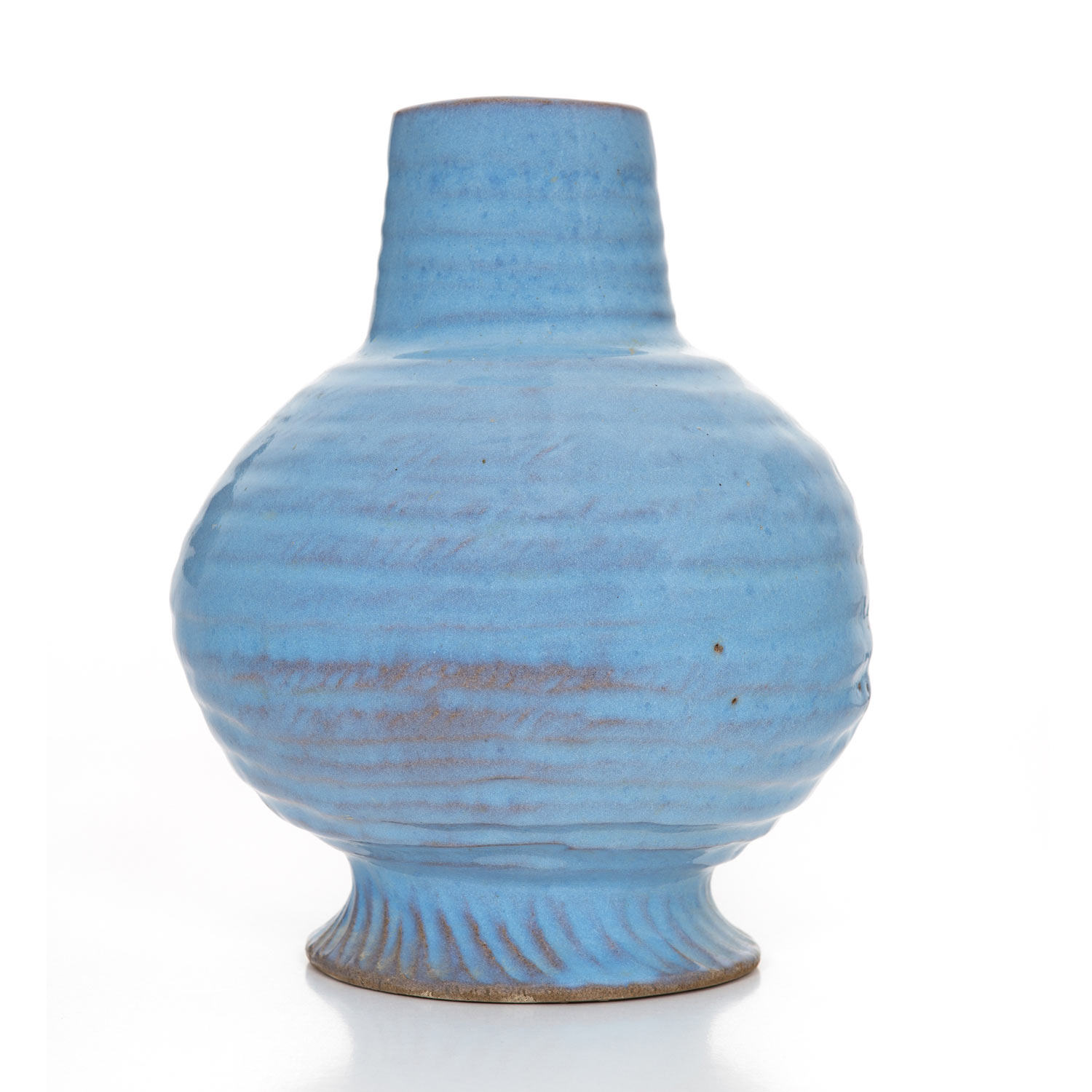 HN1271 Blue vase, 18.9.04Glazed ceramic earthenware25 x 17cm