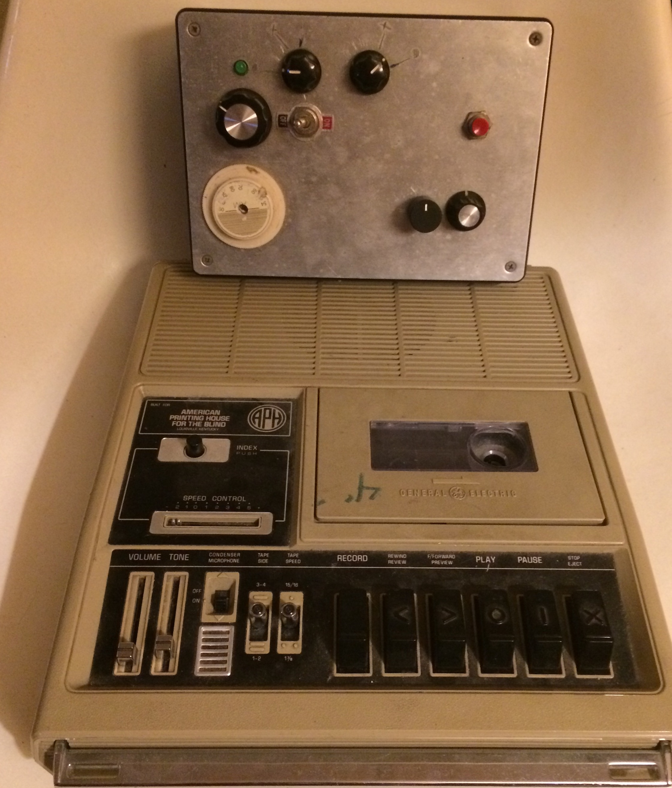 Top-Radio Feedback Box 2005 Nate Young Bottom- Library Of Congress Blind Tape Recorder