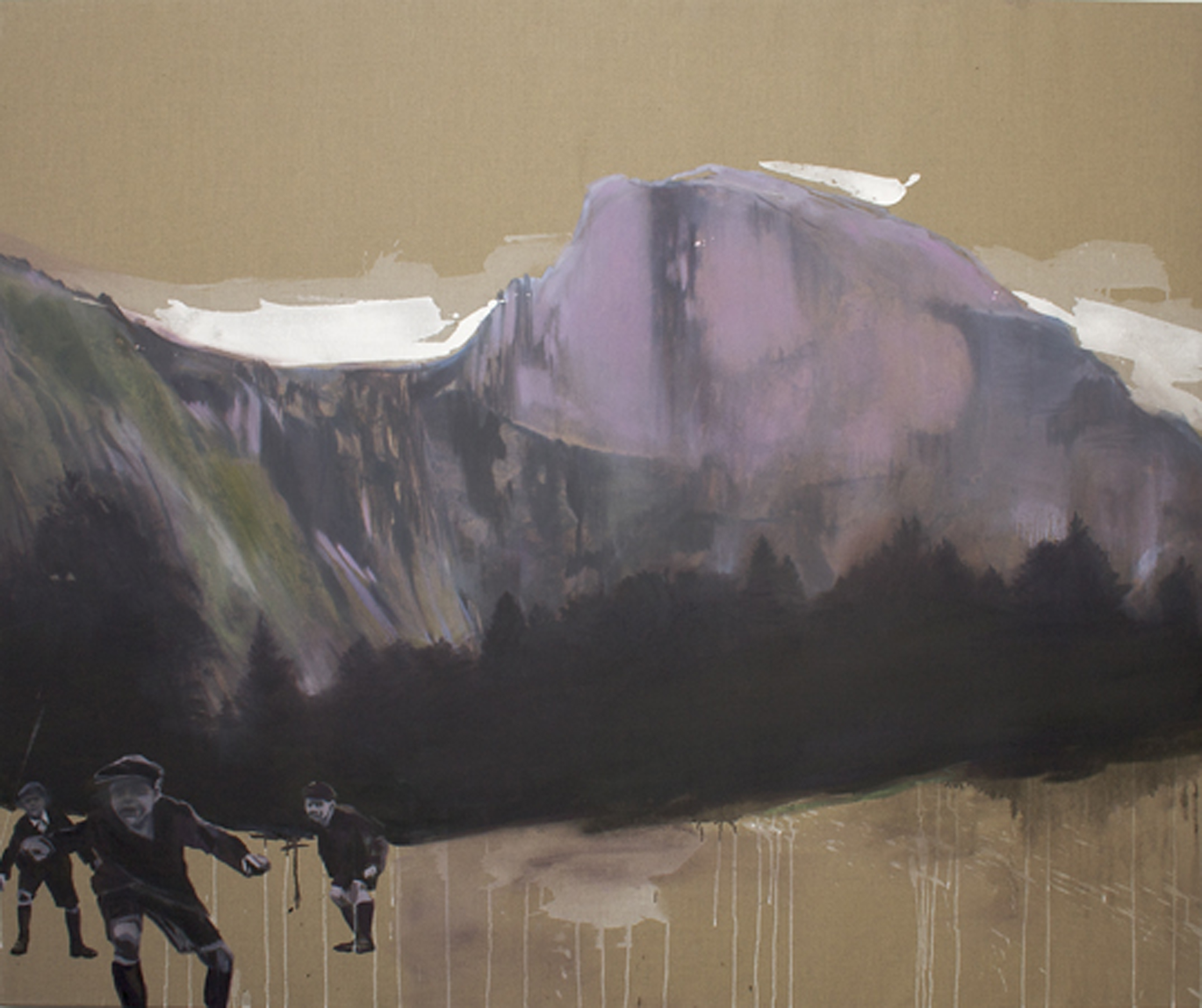 2008 — „Waldjungen“ — 170x200 — Öl auf Naturleinen/Oil on Canvas