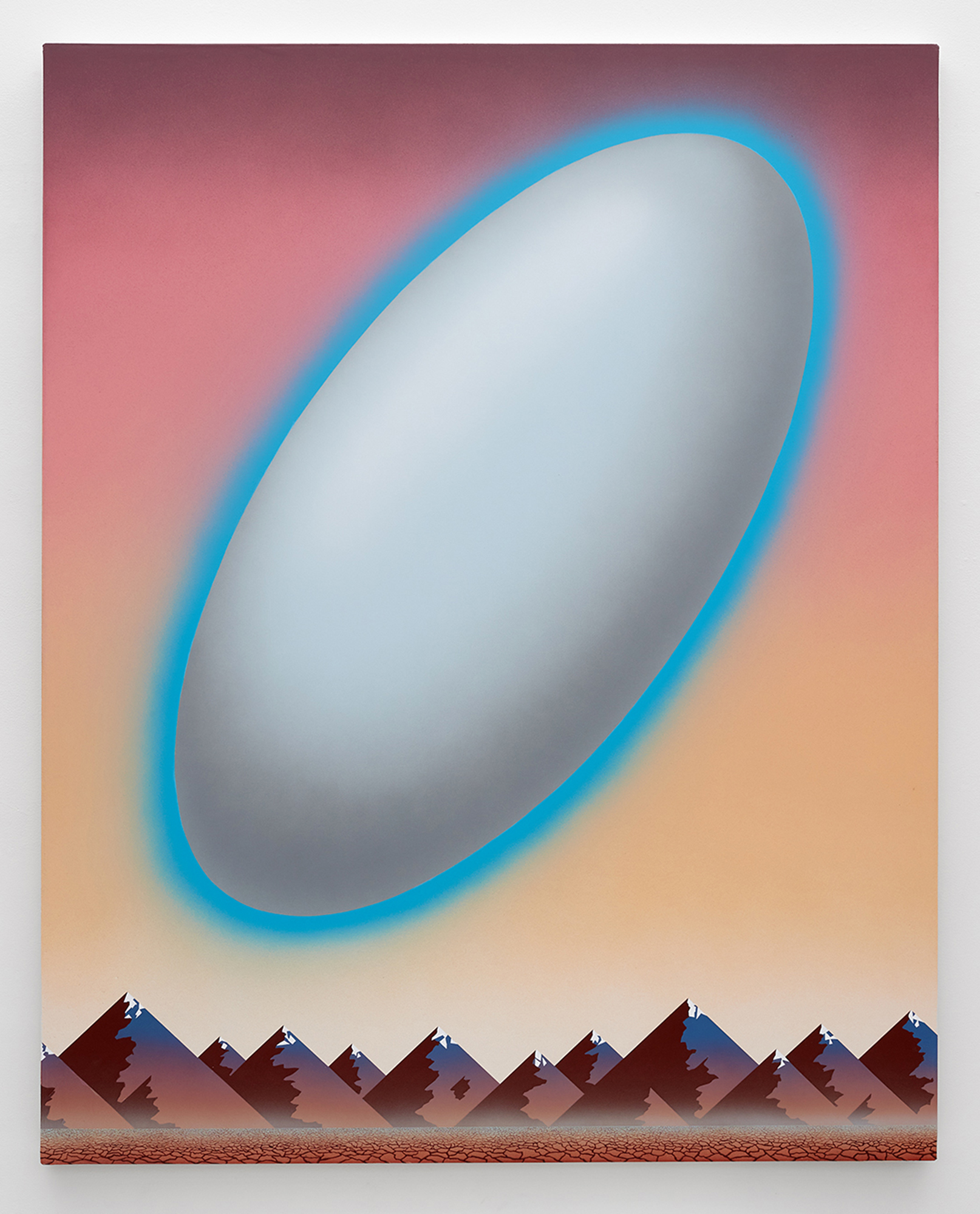 Floater V, 2022Acrylic on canvas, 48&rdquo; ︎ 60&rdquo;