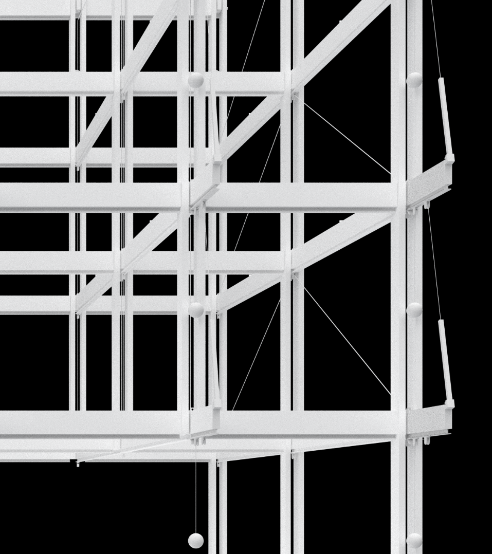 "Bodybuildings," M.Arch I Thesis, Harvard GSD, 2025. Advised by Jenny French, John May.