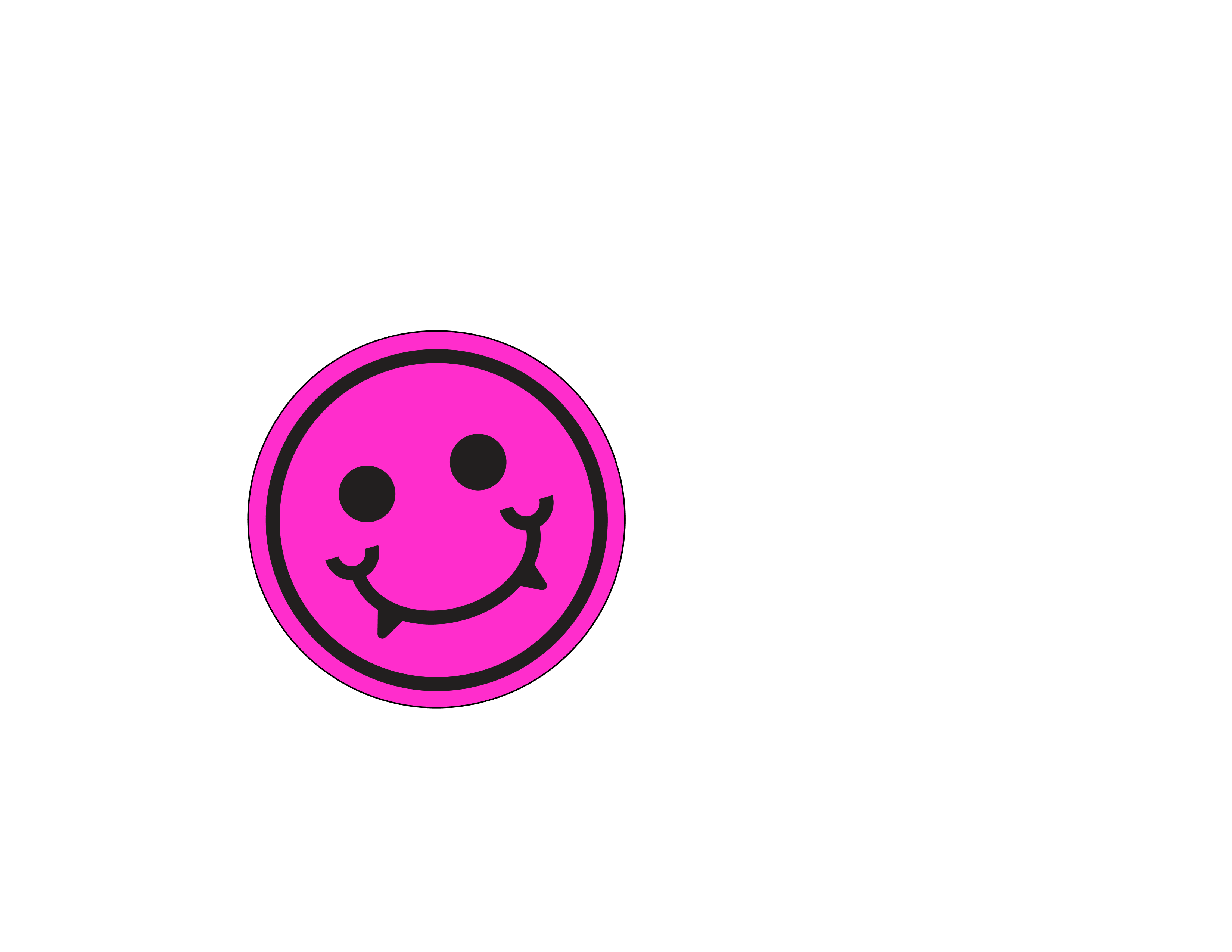 pink smiley face gif