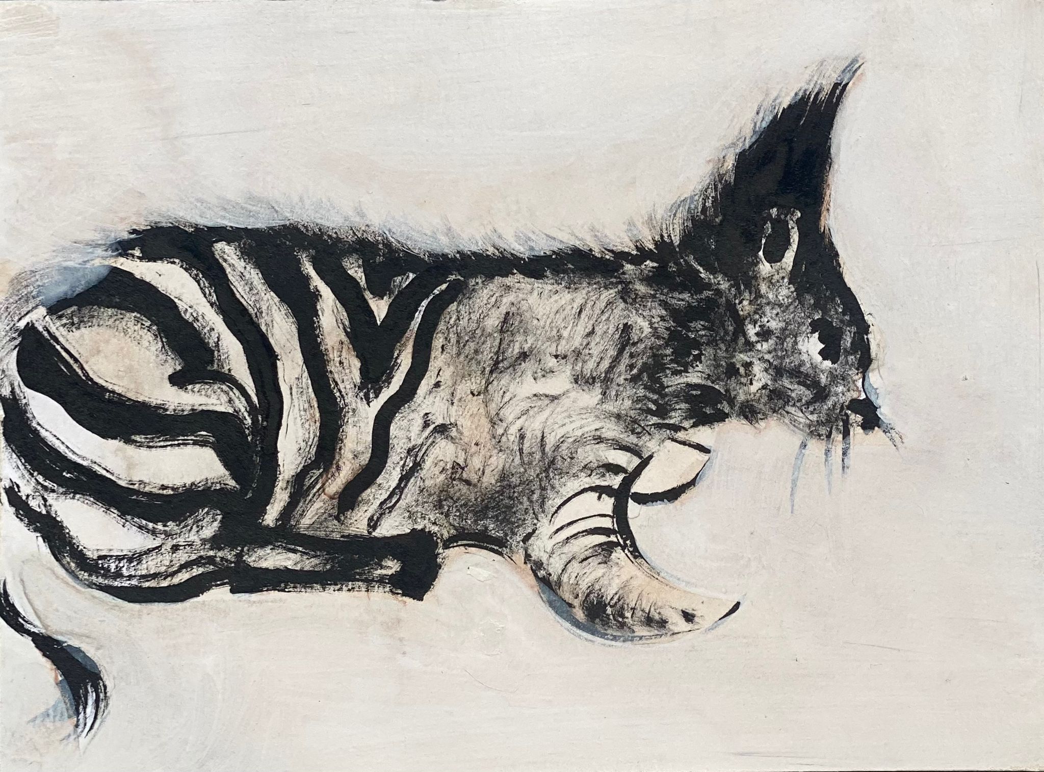 N.C. - Mixed media on paper - 11x15 cm