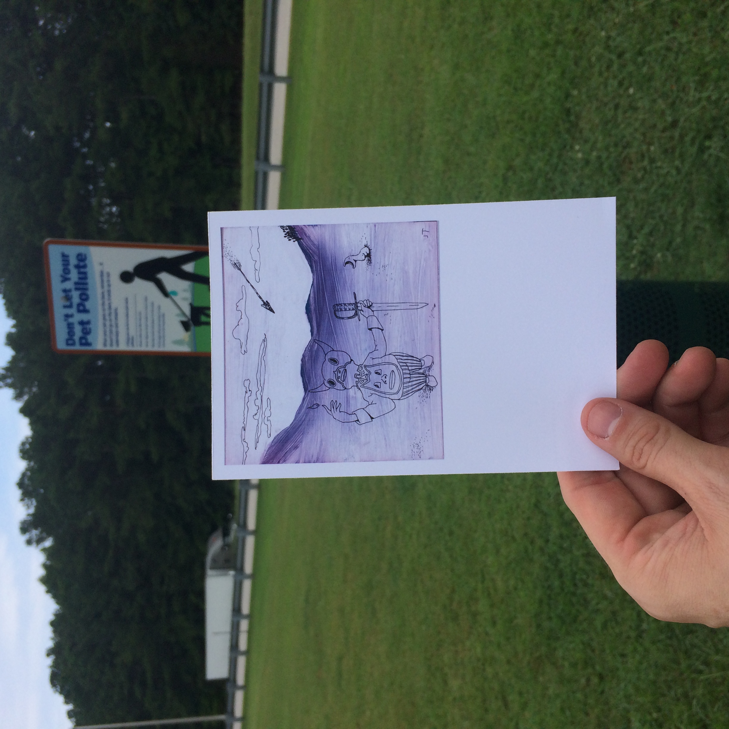 Theft this card at a doggy rest stop in Pennsylvania.