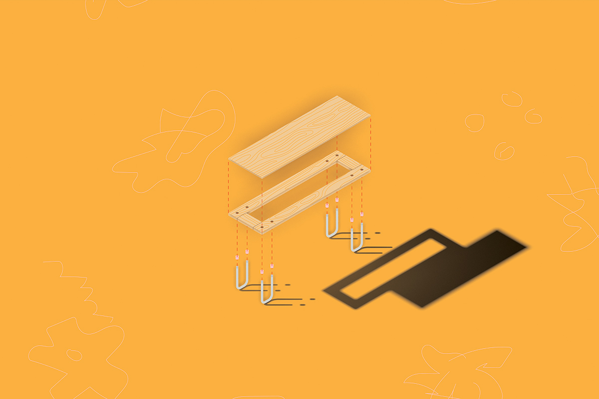 Exploded Axonometric - Nighstand Module