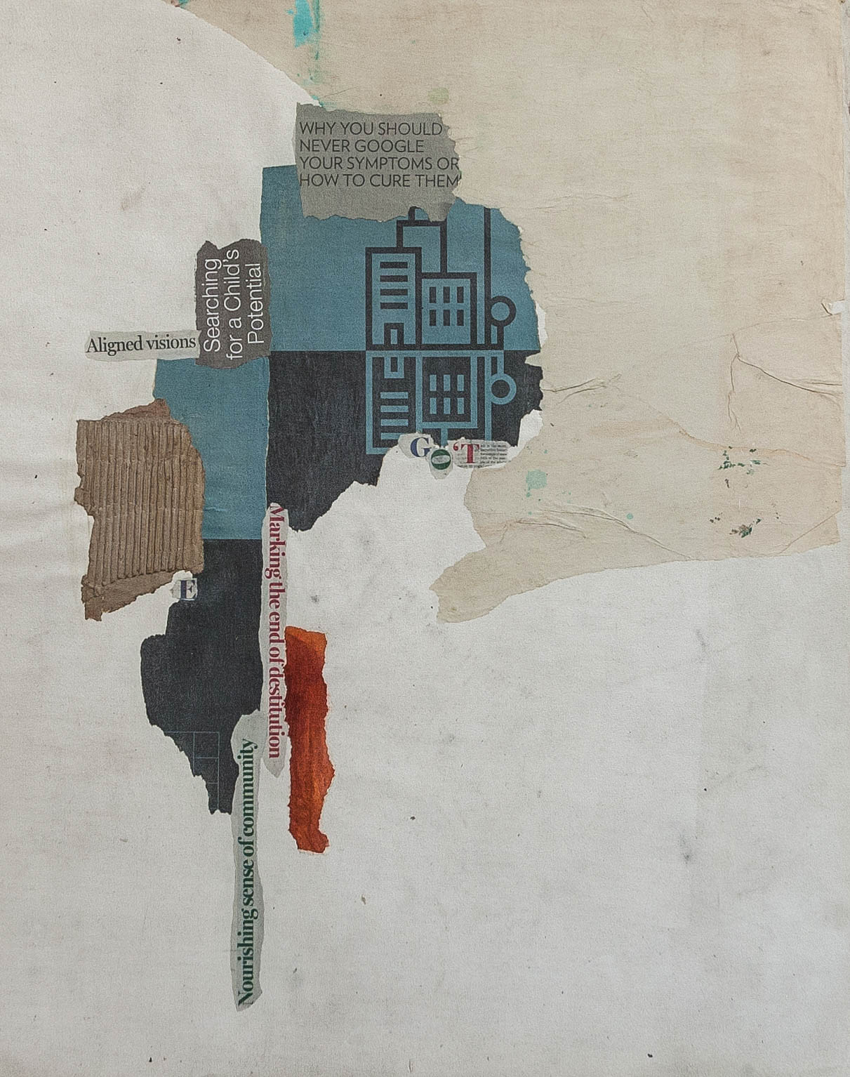 Bastian Hansen | De.construct 1.2 | 2021 | Mixed media on canvas | 105 x 75 cm