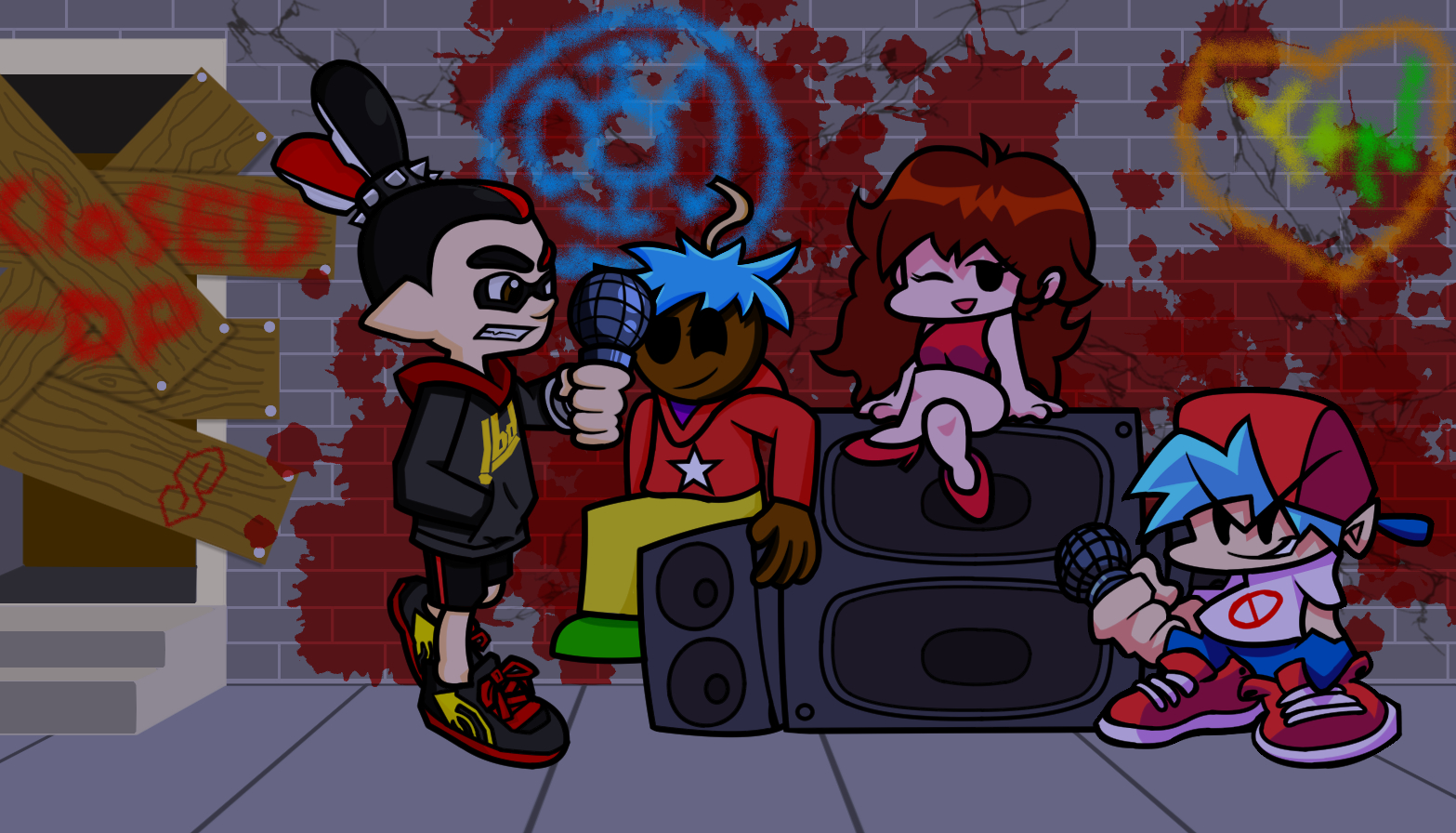 Of Beats and Bars: Winner&rsquo;s Bar Outskirts at NightClip Studio Paint, 1576x896 pixels, 2021