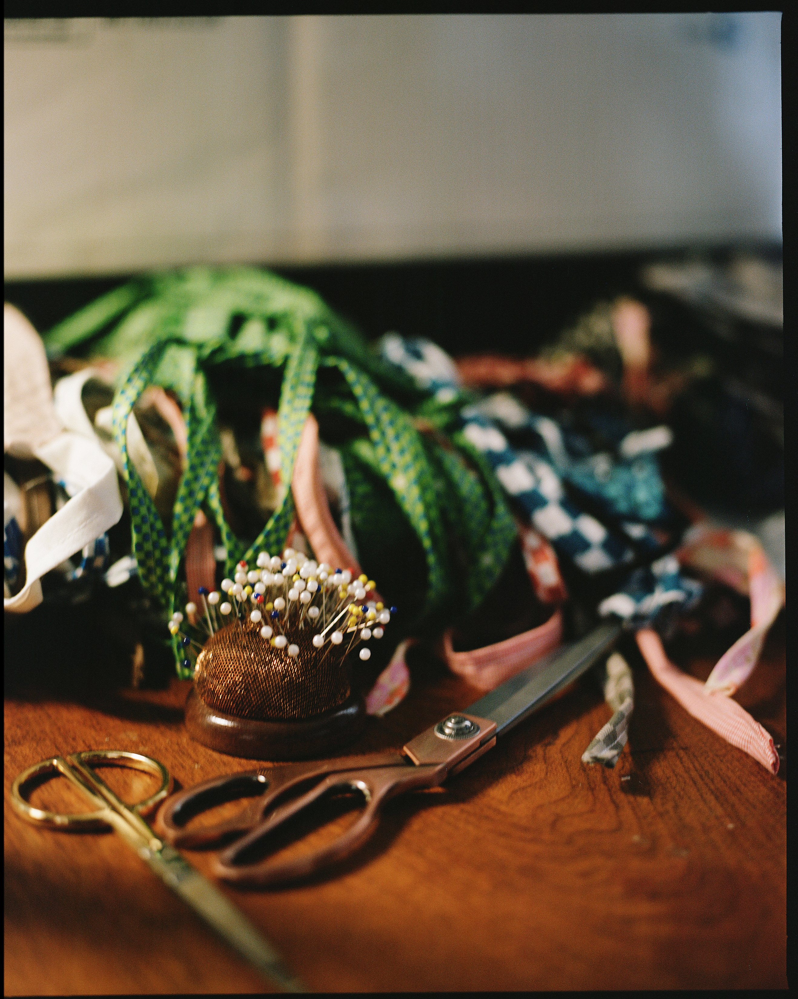 Alexis Badiyi, Freelance Stylist, lost her client work at the beginning of the pandemic and started selling hand-sewn masks under the name JOON from a collection of headstock fabric and donating a percentage of the proceeds to a different charity each month.