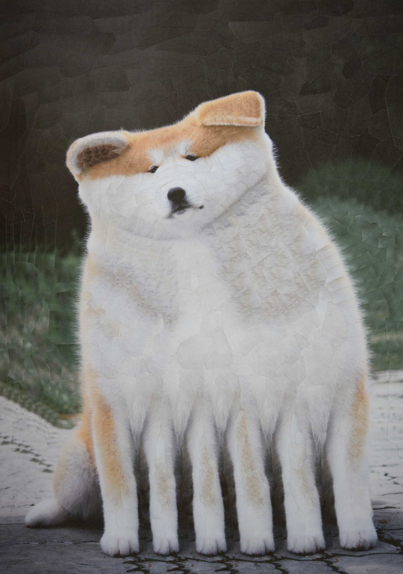 Thick cheeks, 2019, 8.2 x 11.6 inches