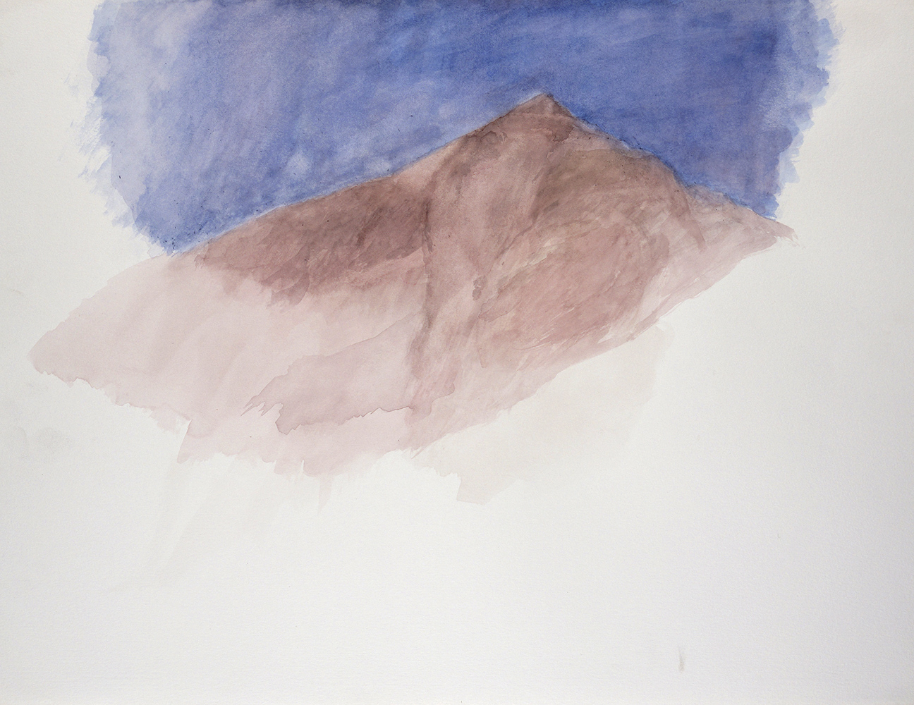 Pic de Beaudouis, matinwatercolour on paper50 x 65 cm, 2013