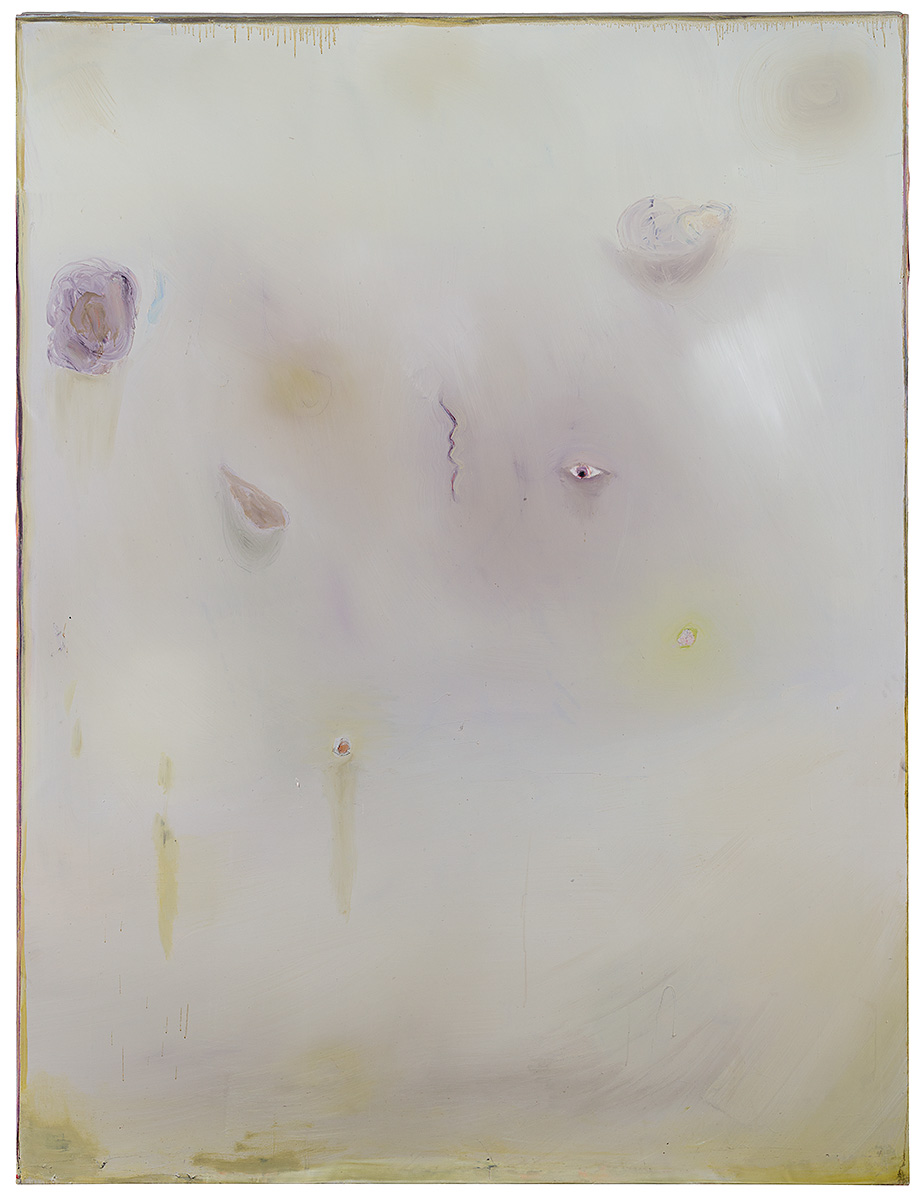 stopped talking to taxi drivers / 270 x 190 cm / oil on cotton / Andreas Lech 2020