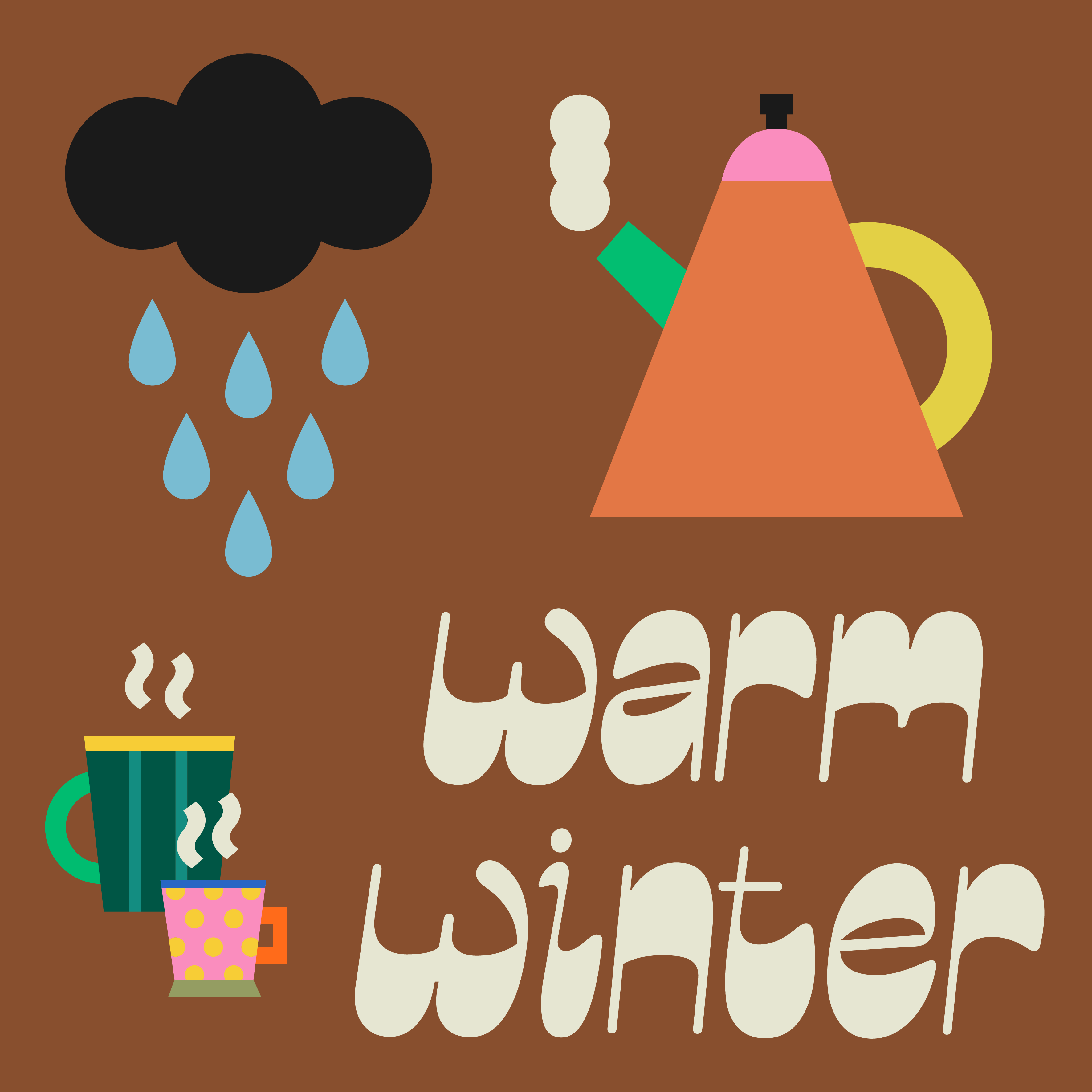 Winter, Digital illustration