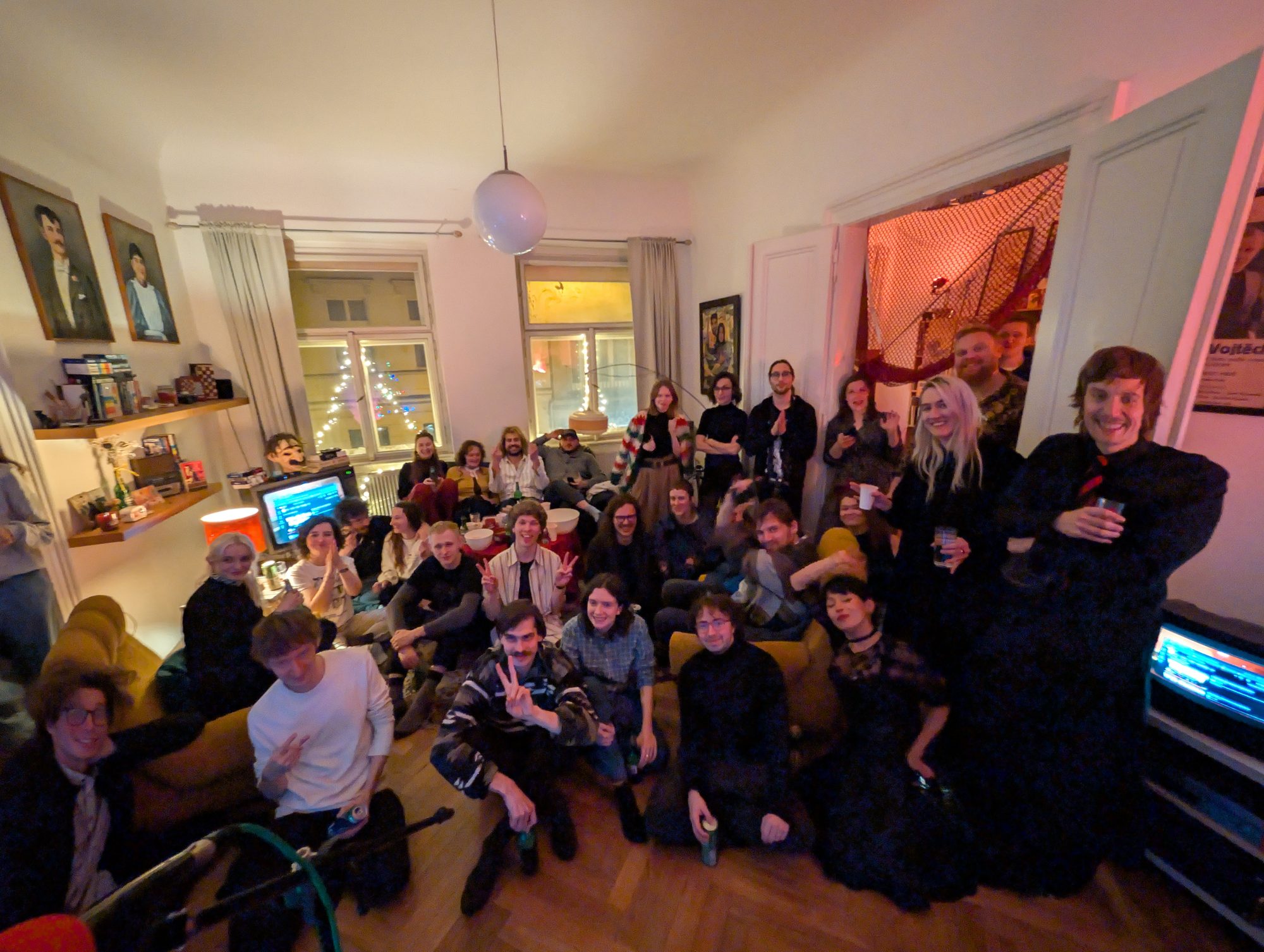 Holiday part at the O:P Headquarters