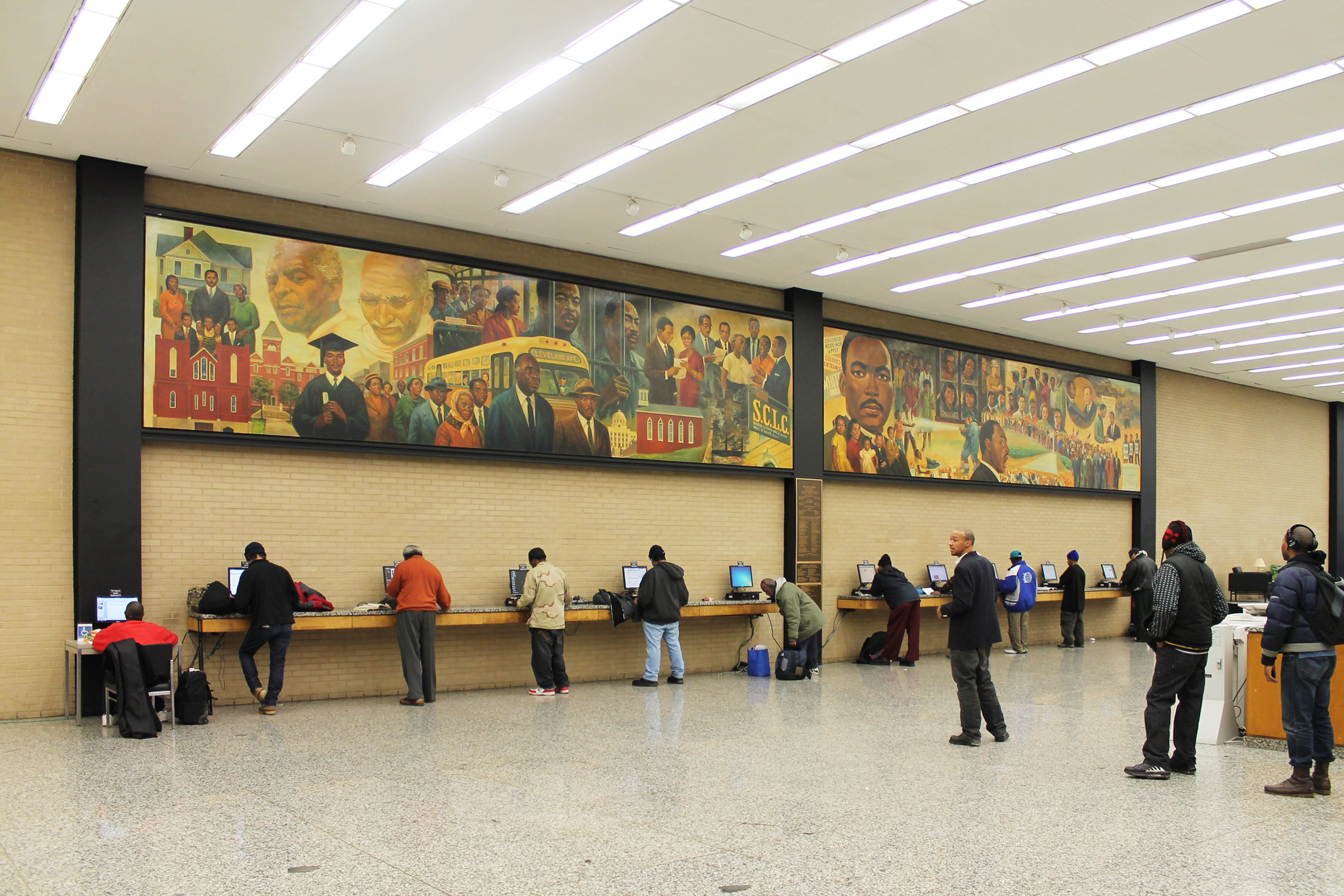 4. Interior view of the existing MLK Library