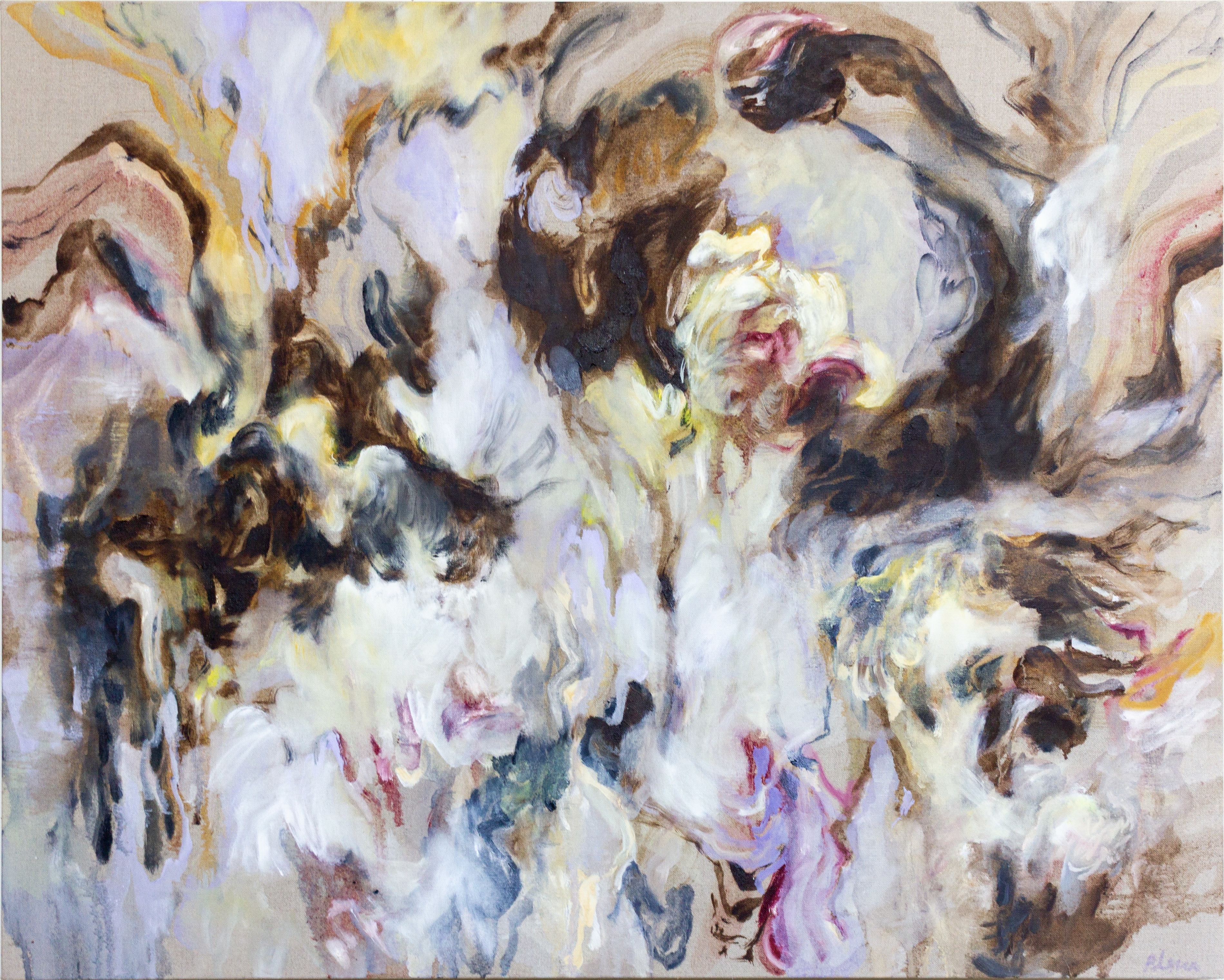 No End, No Beginning (2024) oil on linen, 80 x 100 cm