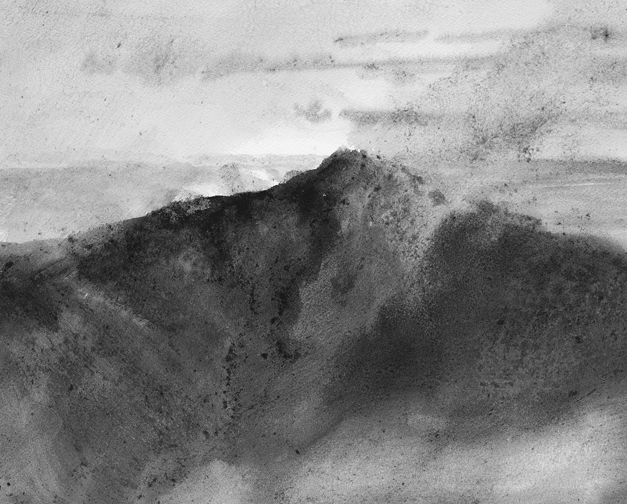 Utsugidake (I)gouache on paper mounted on canvas33 x 41 cm, 2019