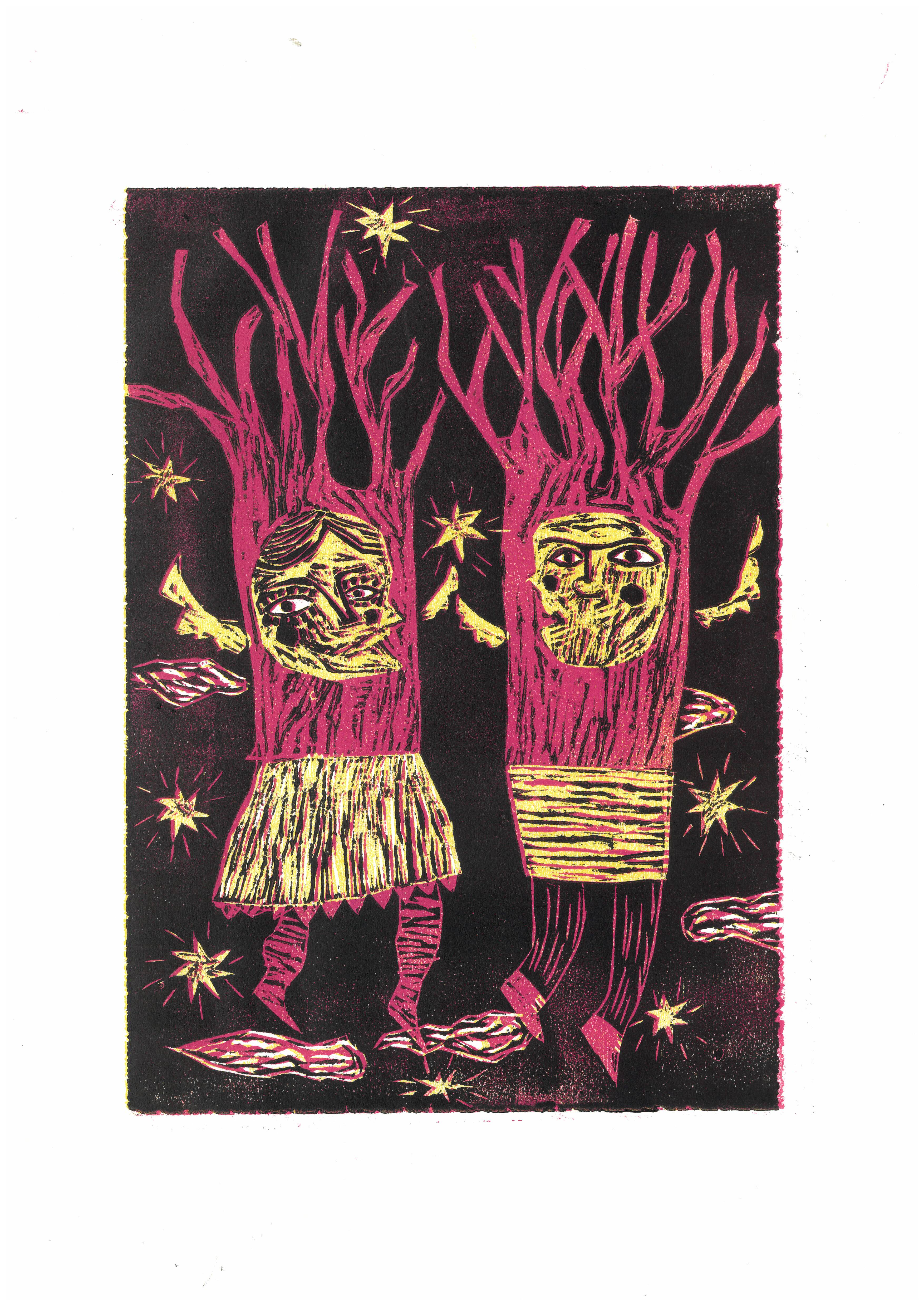 Relief print | 29&times;21cm