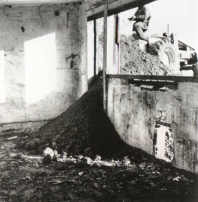 Partially Buried Wood Shed, 1970