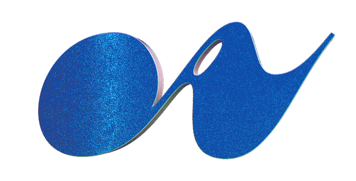 AlexDrawsLetter Spinning 3D Logo