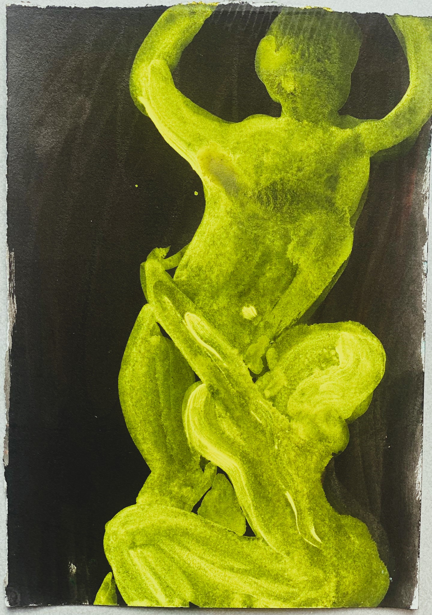 Just Love - Acrylic and Indian Ink on paper - 25x18 cm