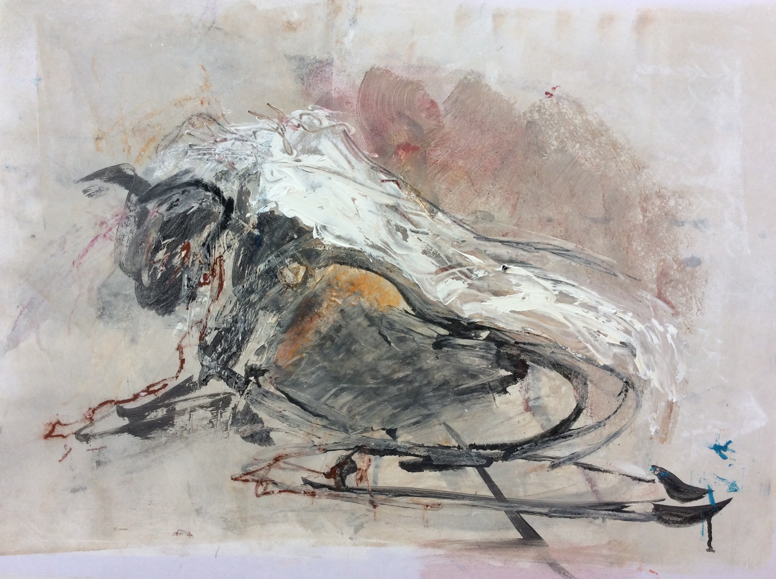 Creature, pastel, 2015