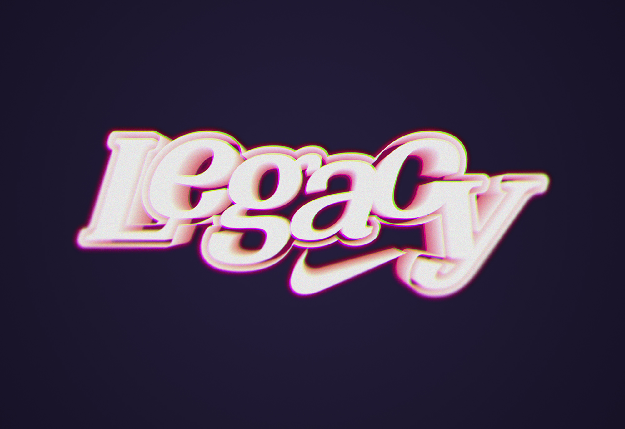 Nike  – Logo development for Nike L.A. Legacy ProjectArt director: Caterina Bianchini. Studio: Studio Nari 