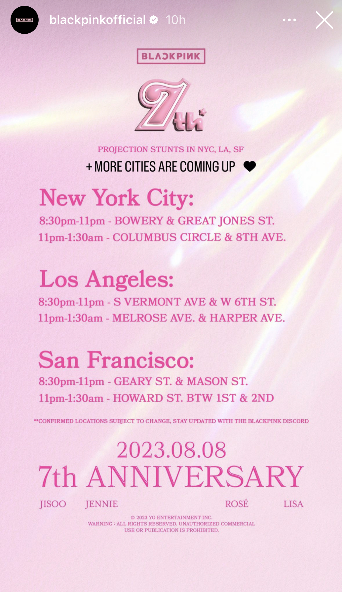 DESIGNBLACKPINK 7TH ANN. SOCIAL ASSETS