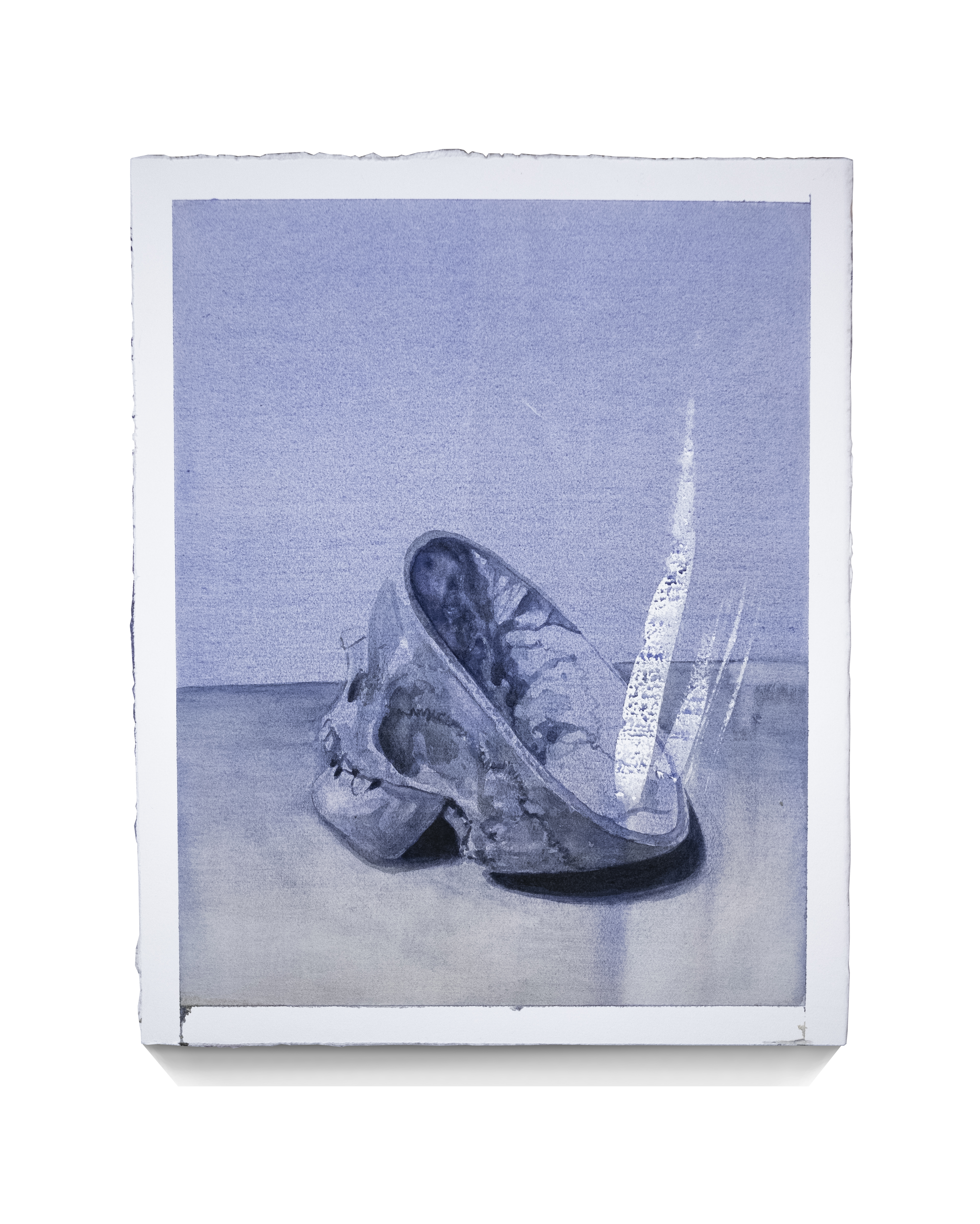 Inside Out,&nbsp;2019Watercolor on Arches Paper Adhered to Wood Panel20 x 16 inches (50.8 x 40.64 cm)