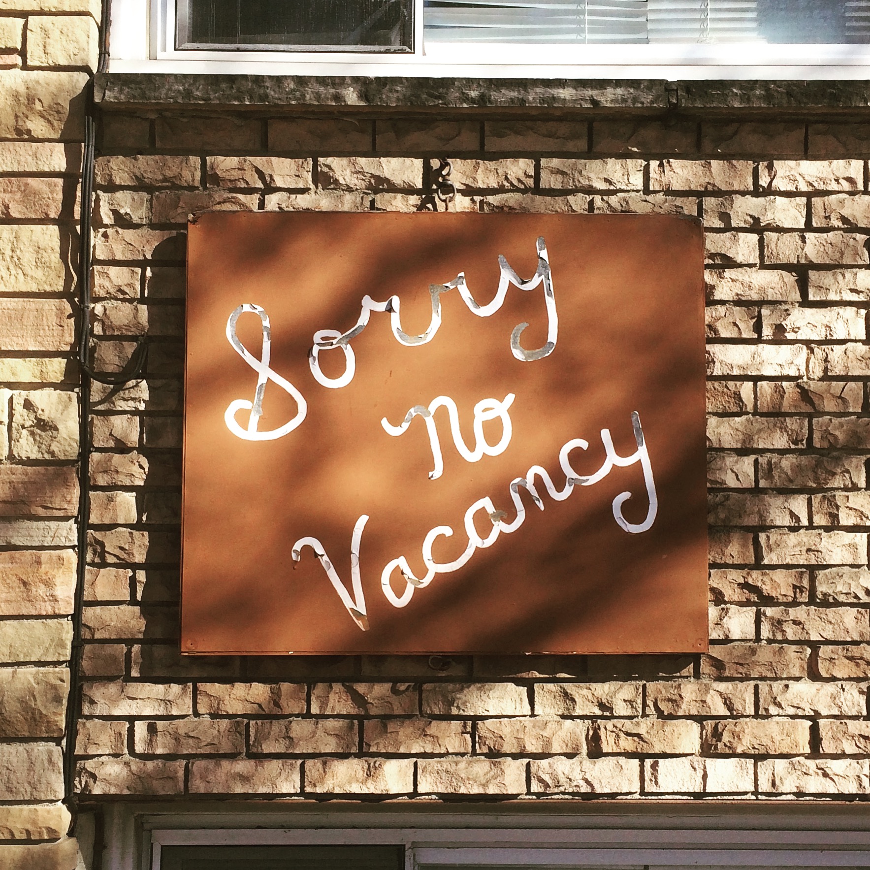 A presumptuous sign, St. Anthony West