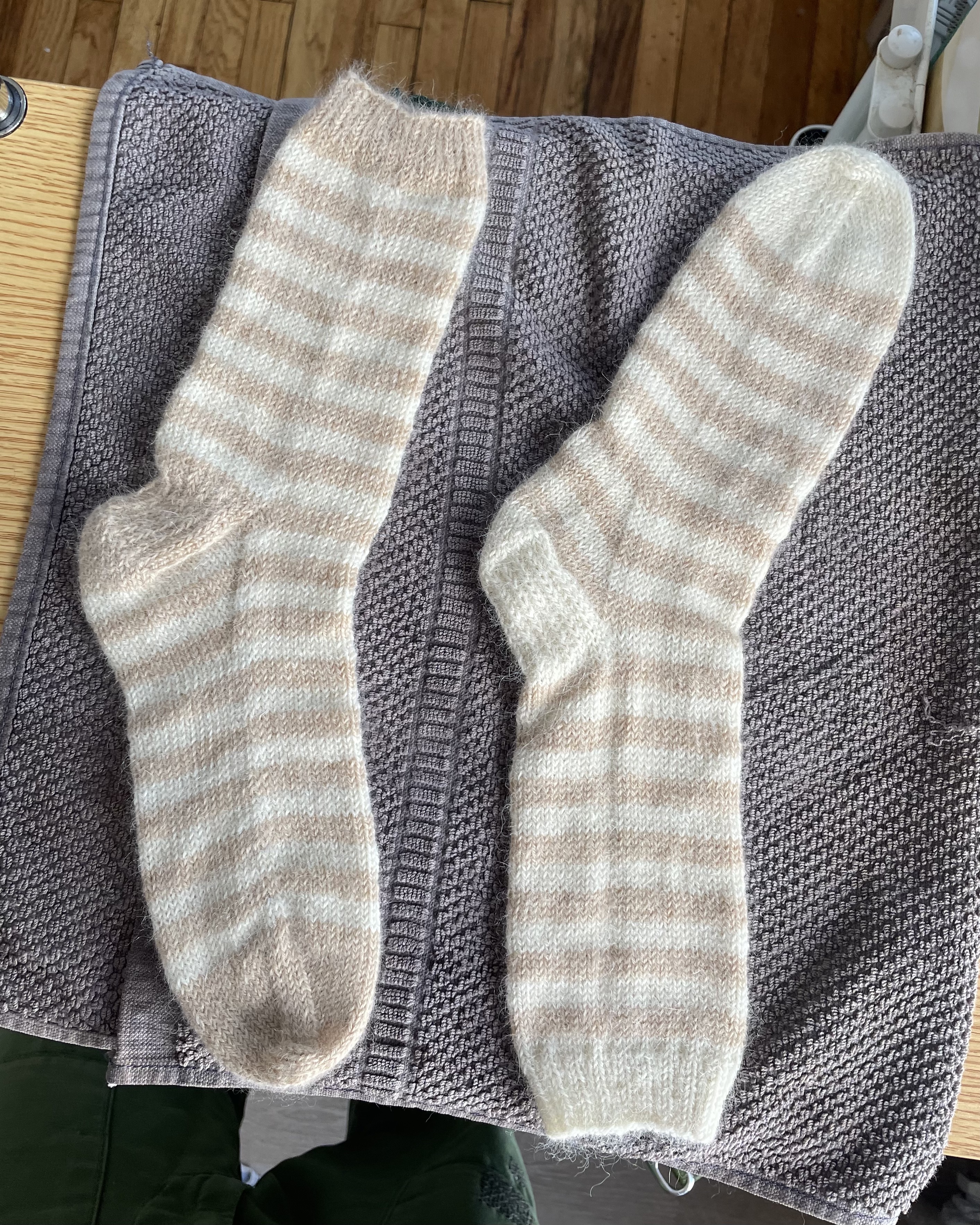 Hand Knit Alpaca/Nylon Socks