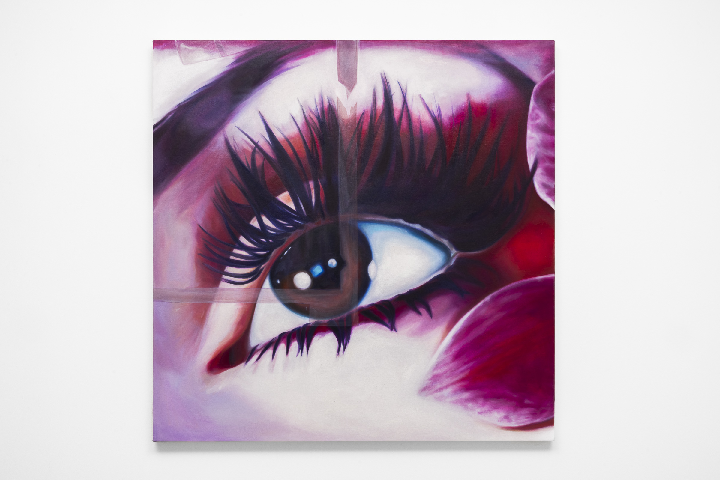 Paradise City, 2025. Oil on canvas, 40 x 40 in, 101.6 x 101.6 cm. Photo: Chris Uhren