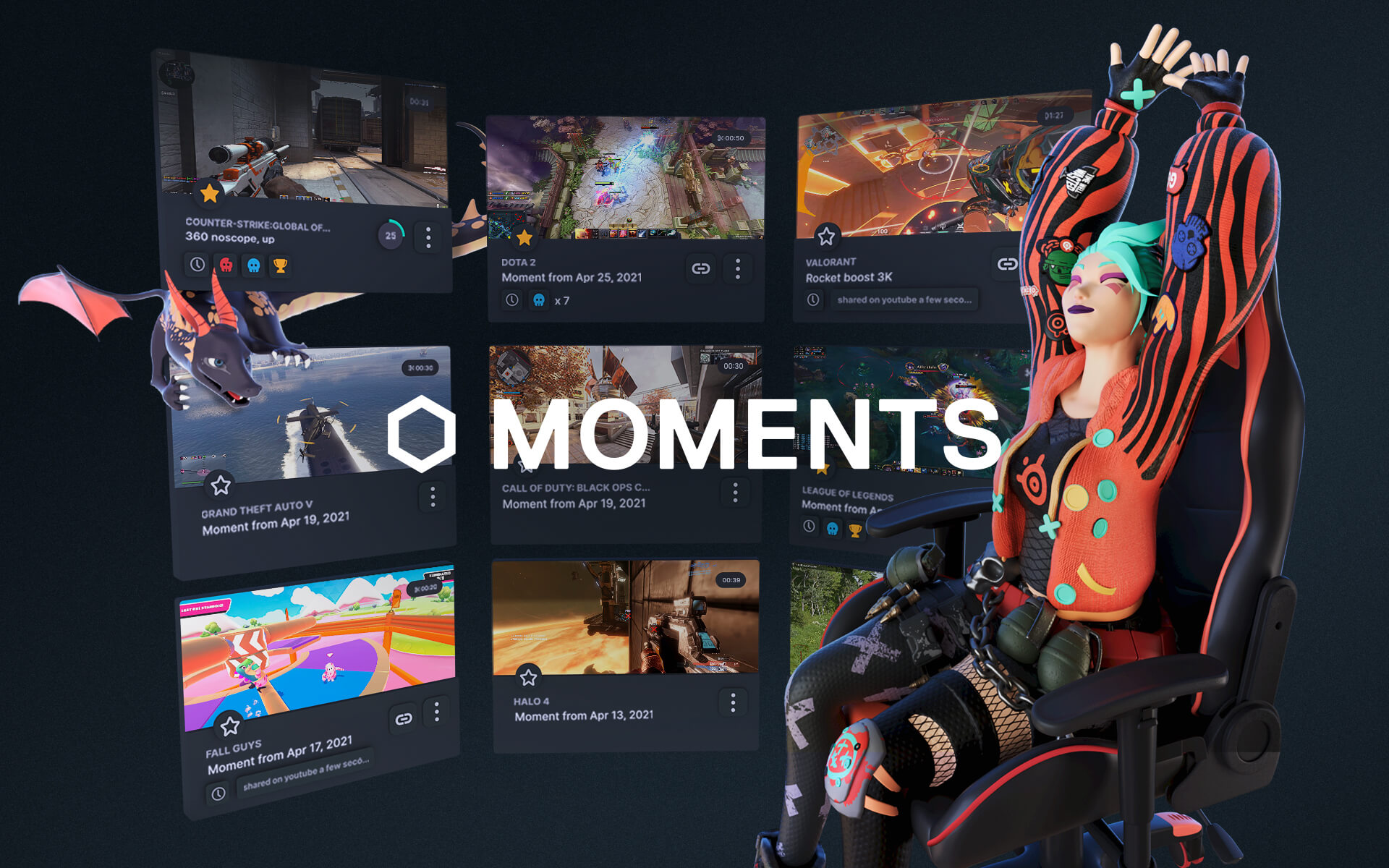 Moments Software Launch - Easiest way to clip, edit & share gaming highlights.